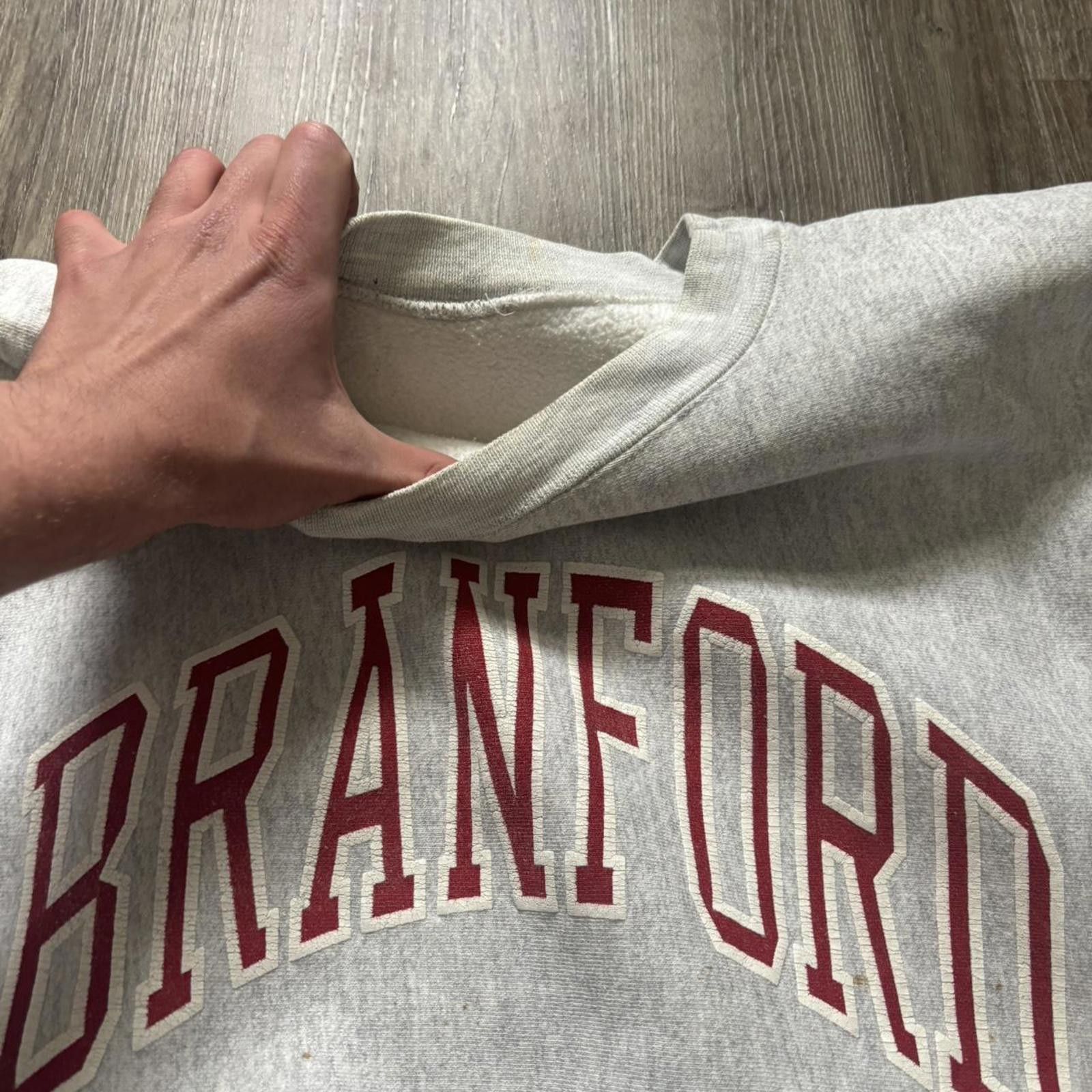 Champion Vintage 90’s Champion Reverse Weave Branford Crewneck Size US L / EU 52-54 / 3 - 2 Thumbnail