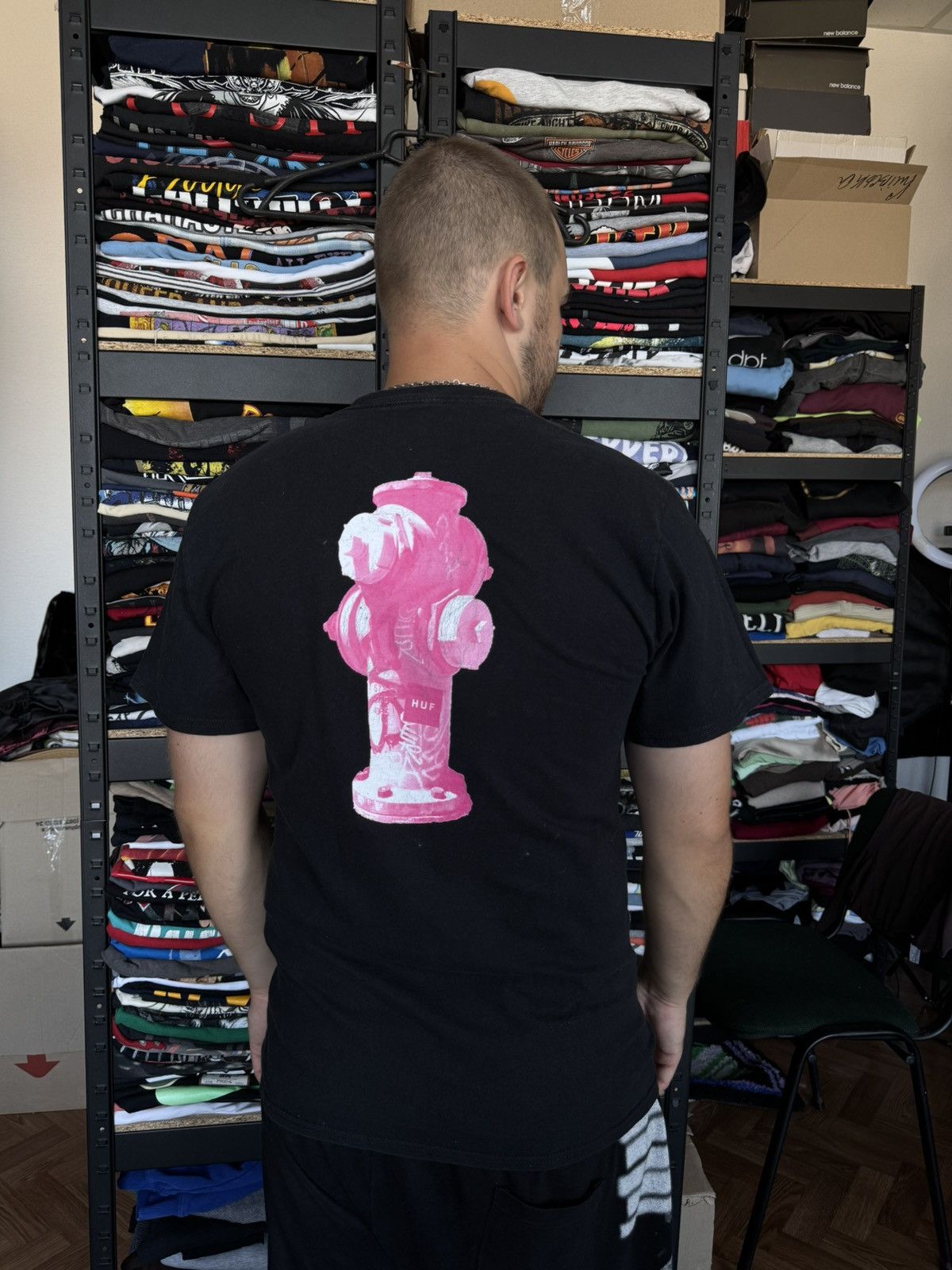 Huf Huf vintage big logo tee SK8 Size US M / EU 48-50 / 2 - 7 Thumbnail