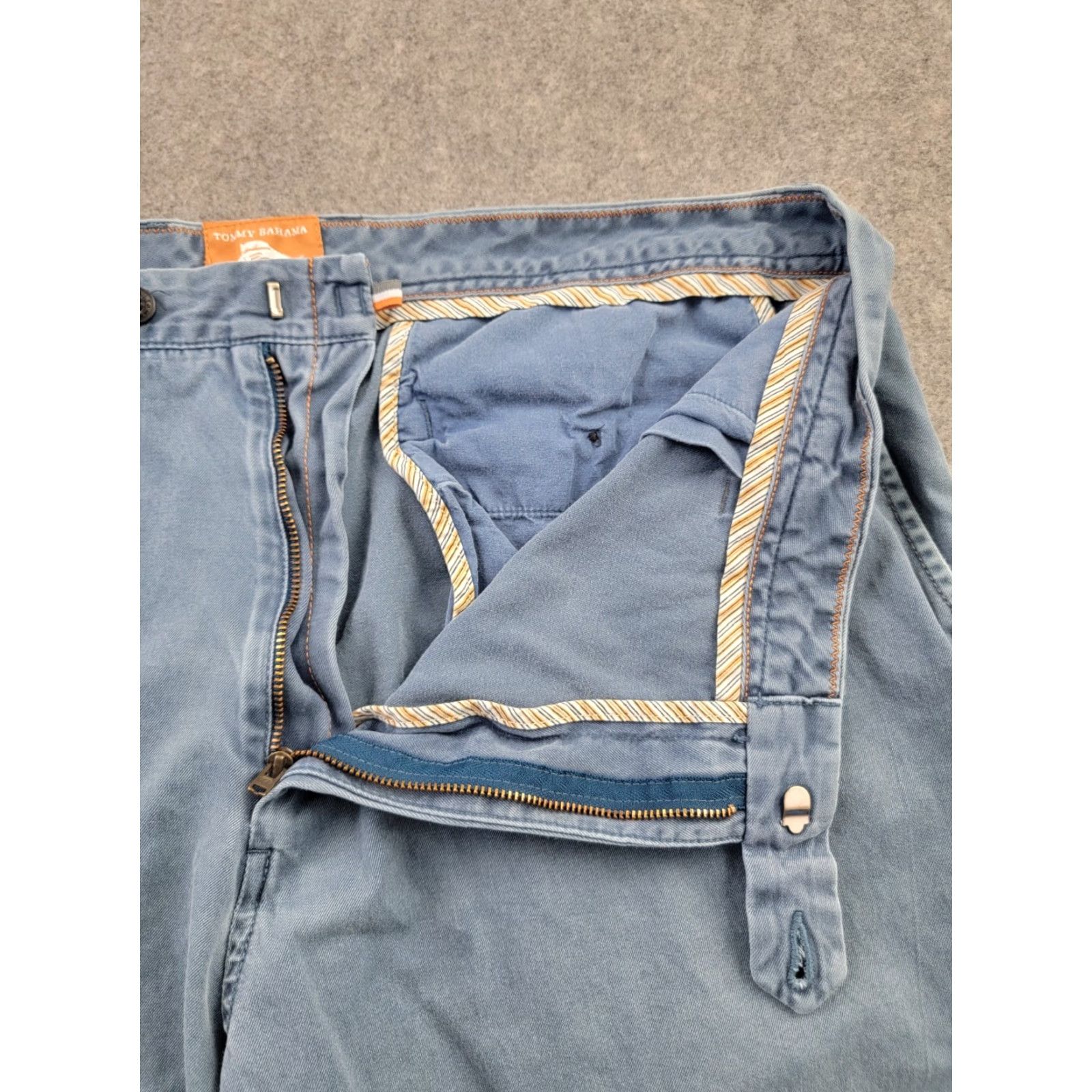 Tommy Bahama Tommy Bahama Shorts Mens 38 Blue 100% Pima Cotton Casual Beach Chino Size US 38 / EU 54 - 4 Thumbnail