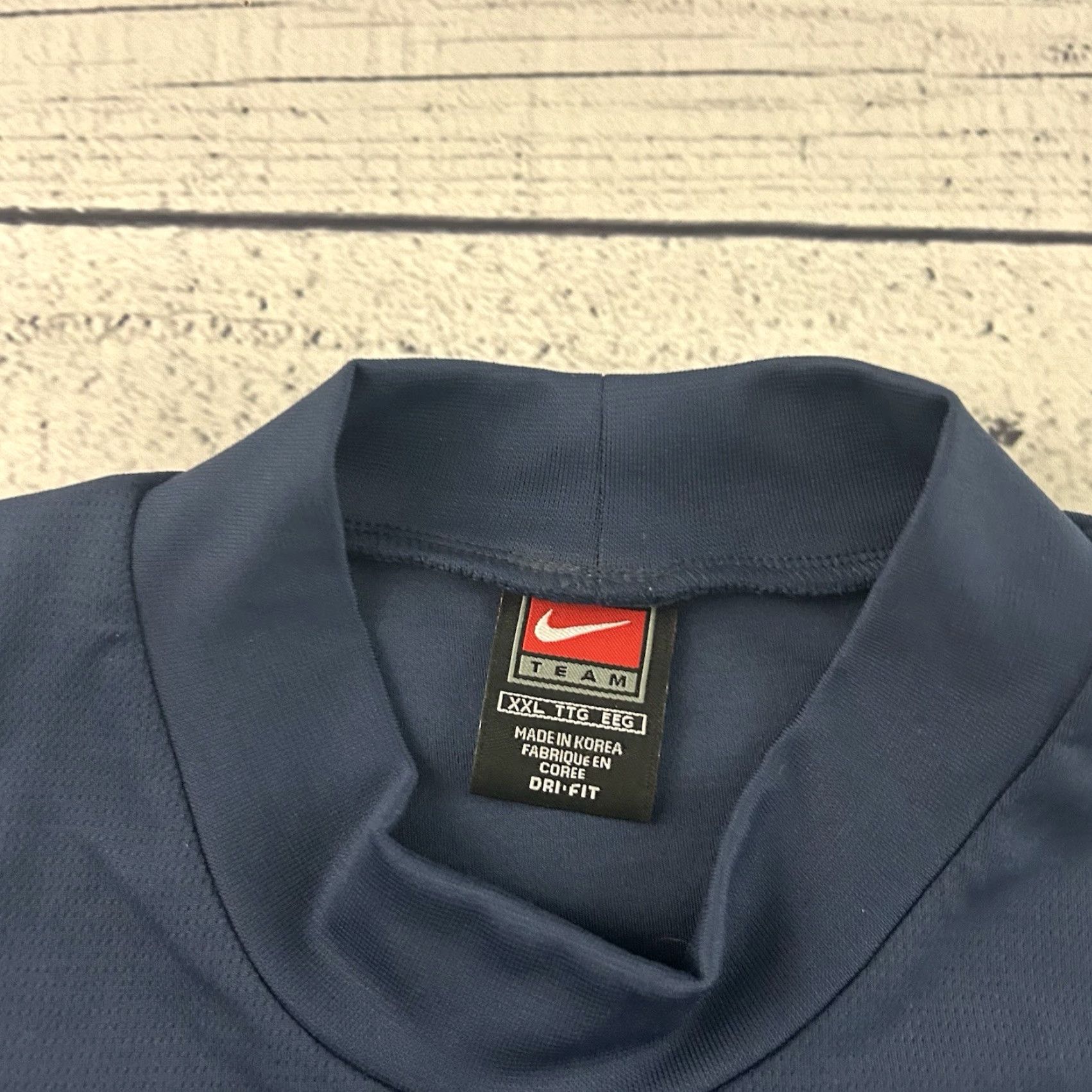 Nike VTG Nike Colorado Rockies Short Sleeve Mock Neck Athletic Shirt Men's XXL Blue Size US XXL / EU 58 / 5 - 3 Thumbnail