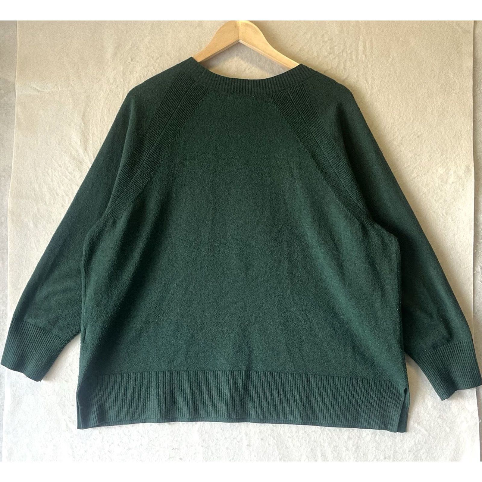 Vintage Ava and Viv Green Pullover Sweater 1X Round Neck Size XL / US 12-14 / IT 48-50 - 2 Thumbnail