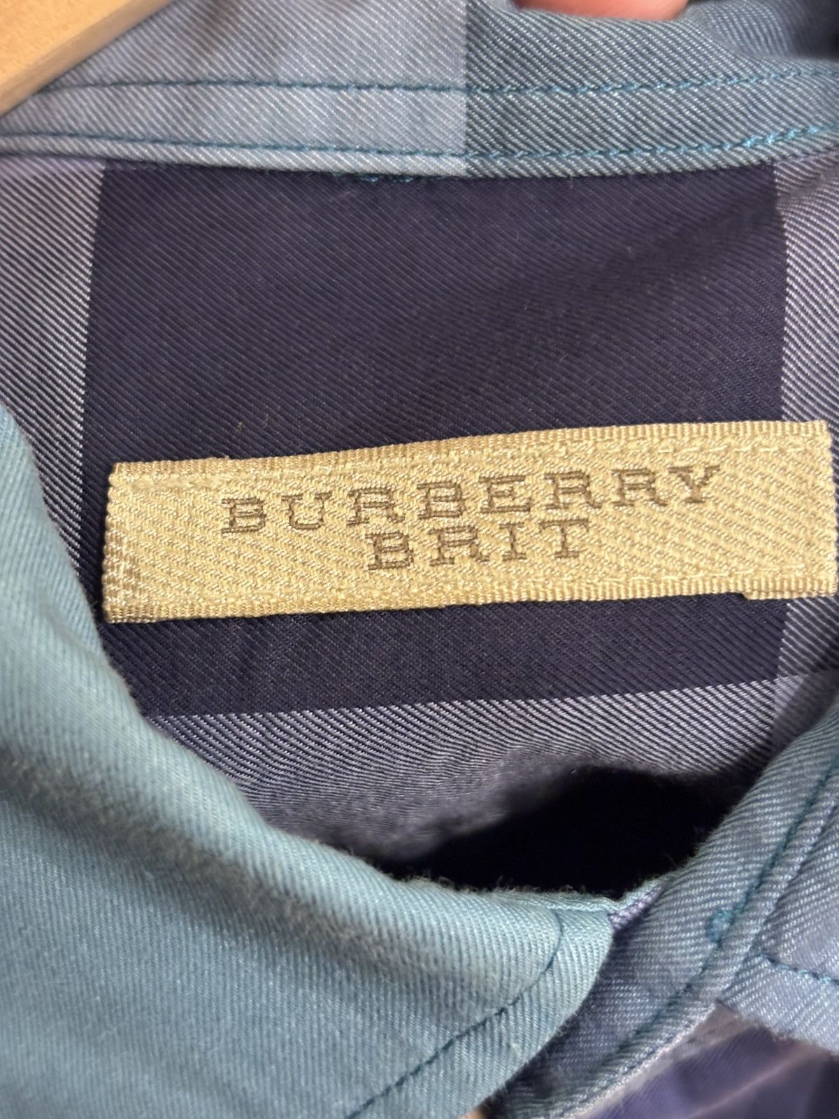Burberry Burberry Brit Plaid Button Down Tee Size US M / EU 48-50 / 2 - 3 Thumbnail