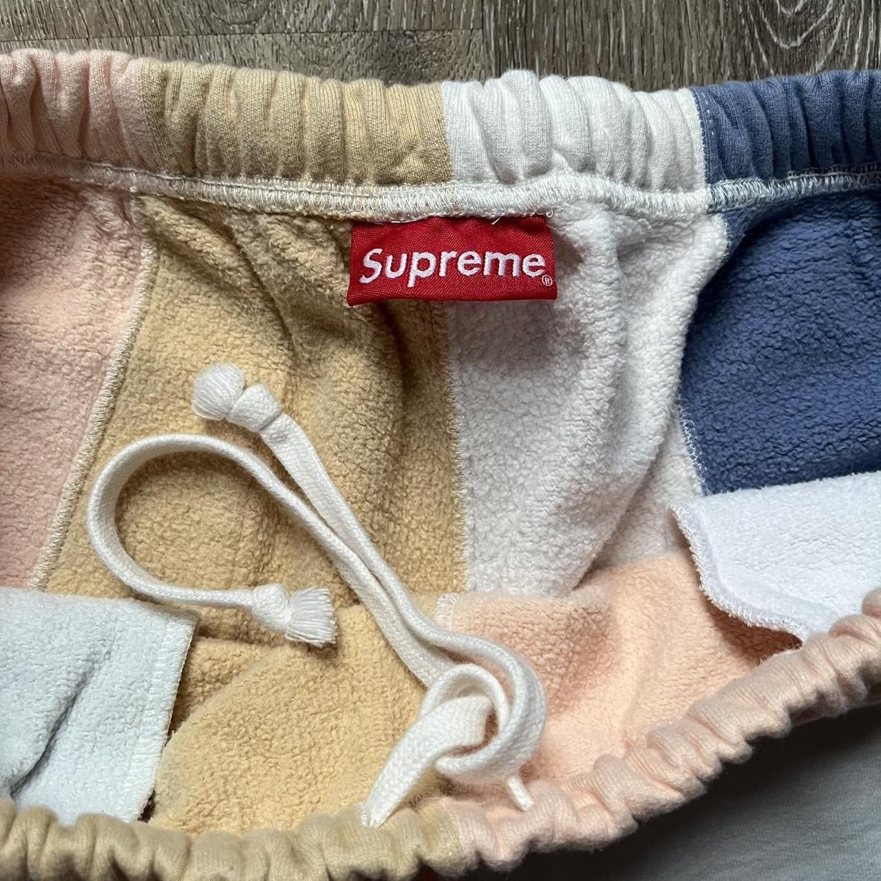 Supreme RARE 2017 supreme pastel patchwork sweatpants Size US 31 - 5 Thumbnail