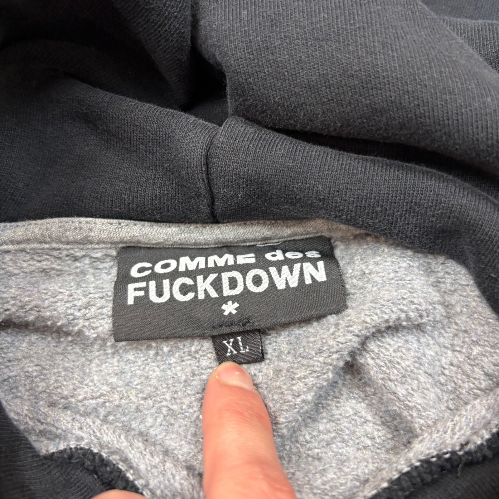 Comme Des Fuck Down Comme des F*ckdown Stereo Photo Graphic Hoodie Men's XL Size US XL / EU 56 / 4 - 4 Thumbnail