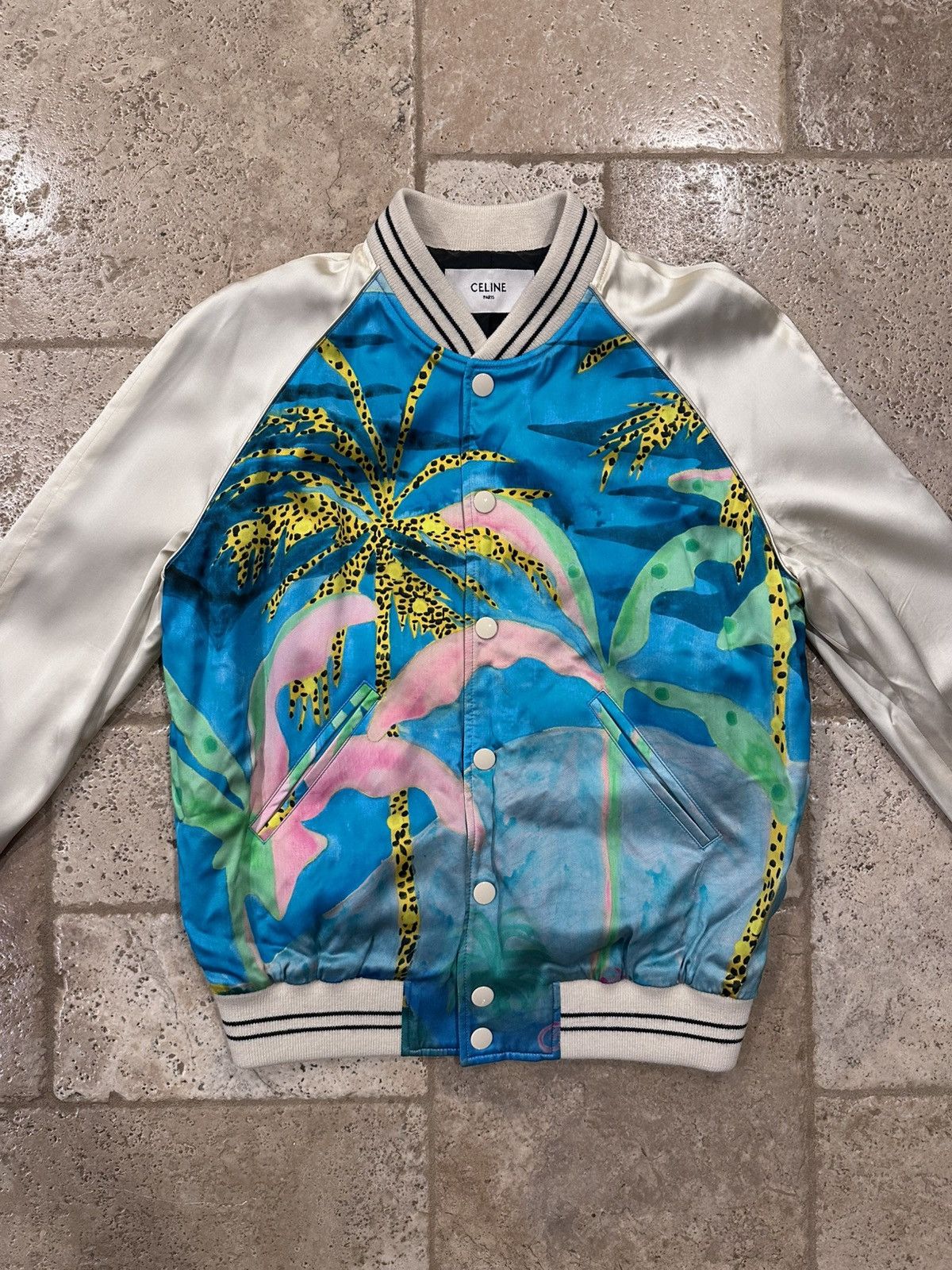 Celine Celine x Hedi x Tyson Reed SS21 Hawaiian Souvenir Jacket Size US M / EU 48-50 / 2 - 3 Thumbnail