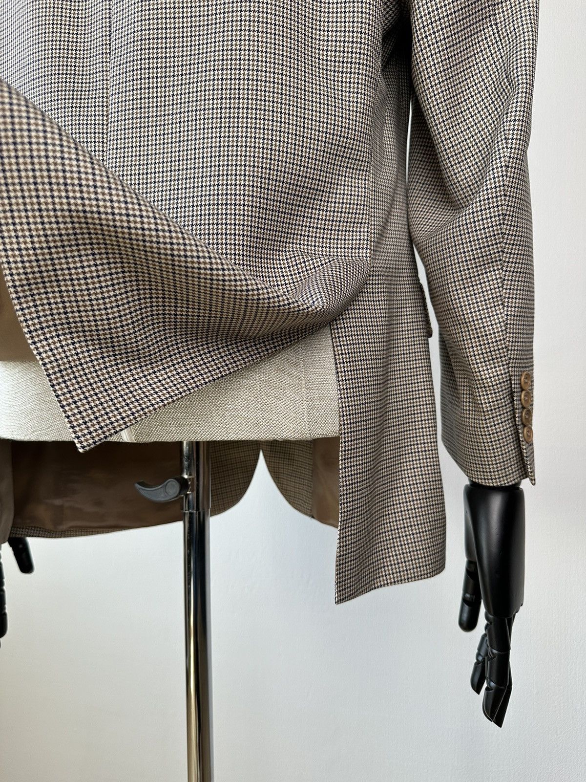 Aquascutum Vintage AQUASCUTUM Classic Check Blazer Jacket size 42S Size 42S - 10 Thumbnail