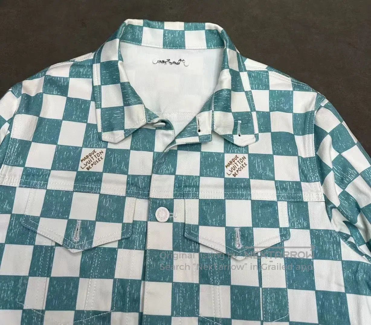 Louis Vuitton Louis Vuitton Damier Denim Trucker Jacket. Size US L / EU 52-54 / 3 - 3 Thumbnail