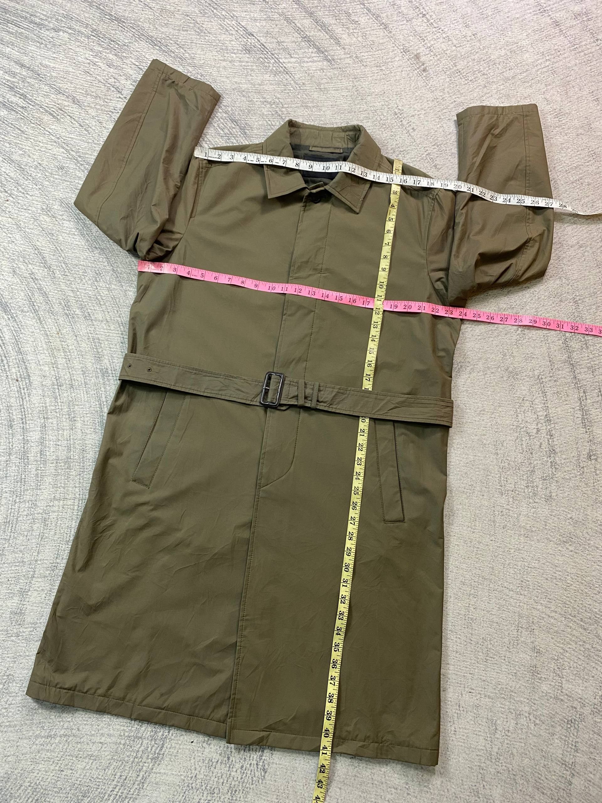Prada Prada Belted Trench Coat Olive Size US M / EU 48-50 / 2 - 19 Thumbnail