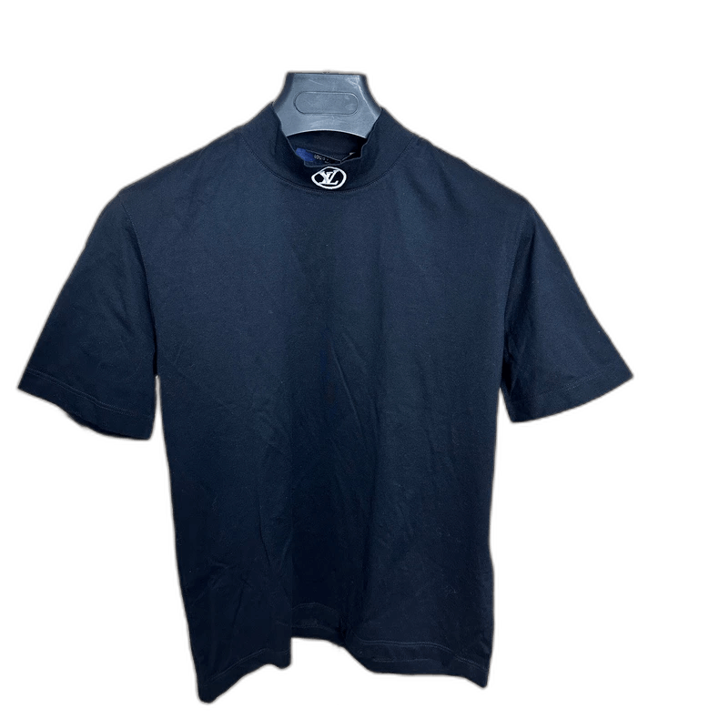 Louis Vuitton Louis Vuitton Black Embroidered Logo Short Sleeve Size US XS / EU 42 / 0 - 1 Thumbnail