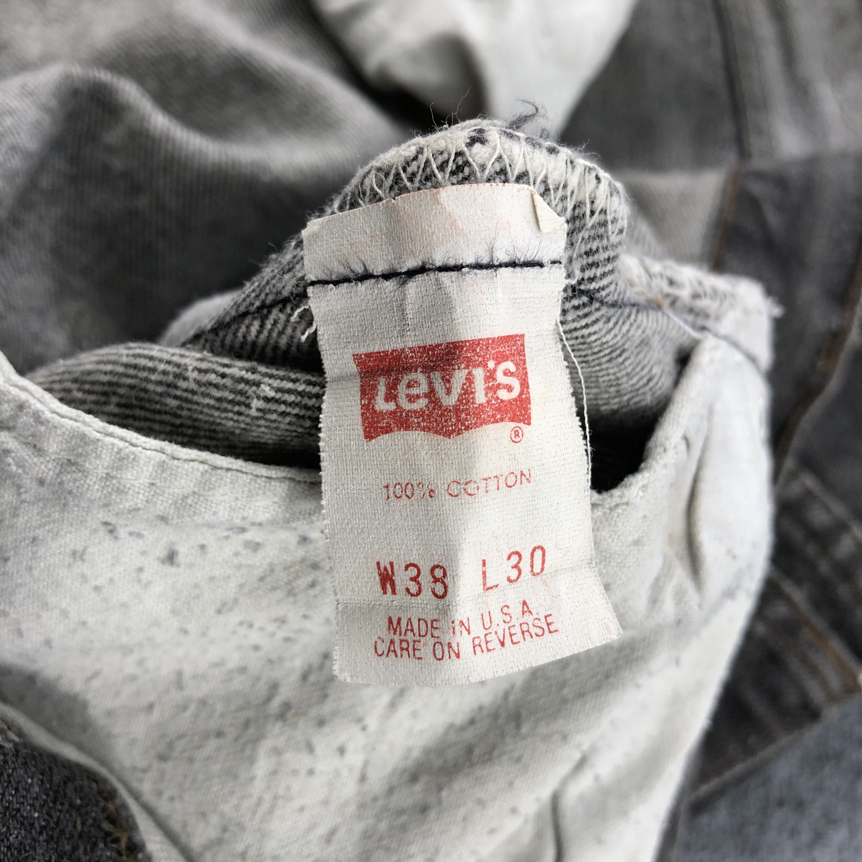 Levi's 90s Vintage Distress Levis 501 Jeans-JM1643 Size US 38 / EU 54 - 10 Thumbnail