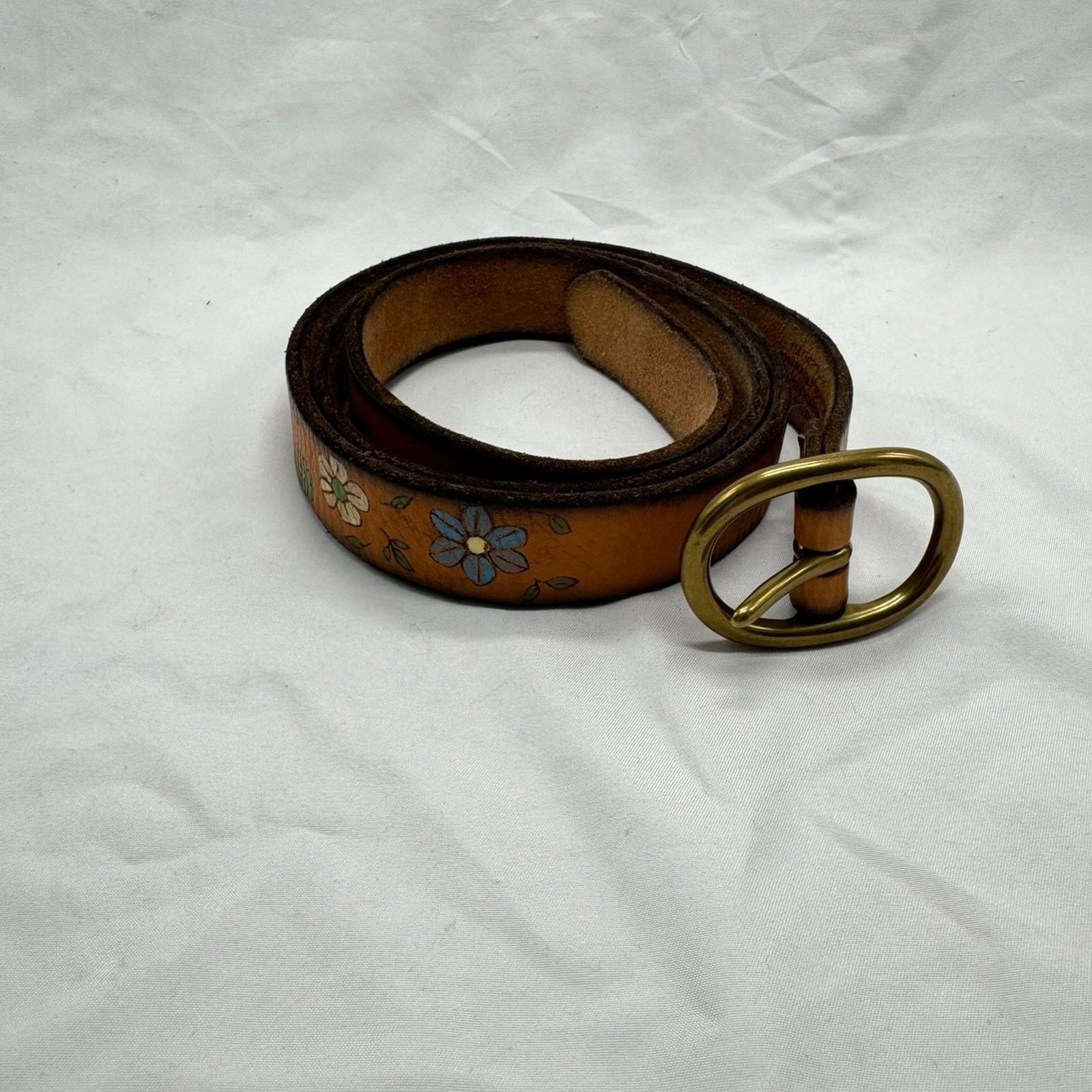 Lucky Brand VTG Lucky brand hand painted belt Size ONE SIZE - 2 Thumbnail