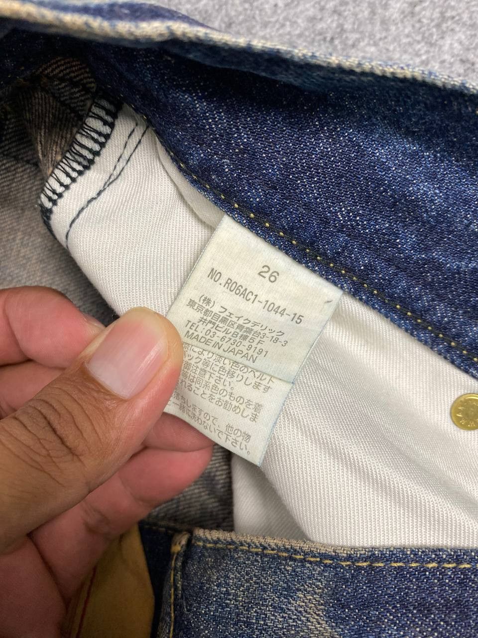 Japanese Brand rodeo crowns japanese brand distressed denim nice design Size 31" - 14 Thumbnail