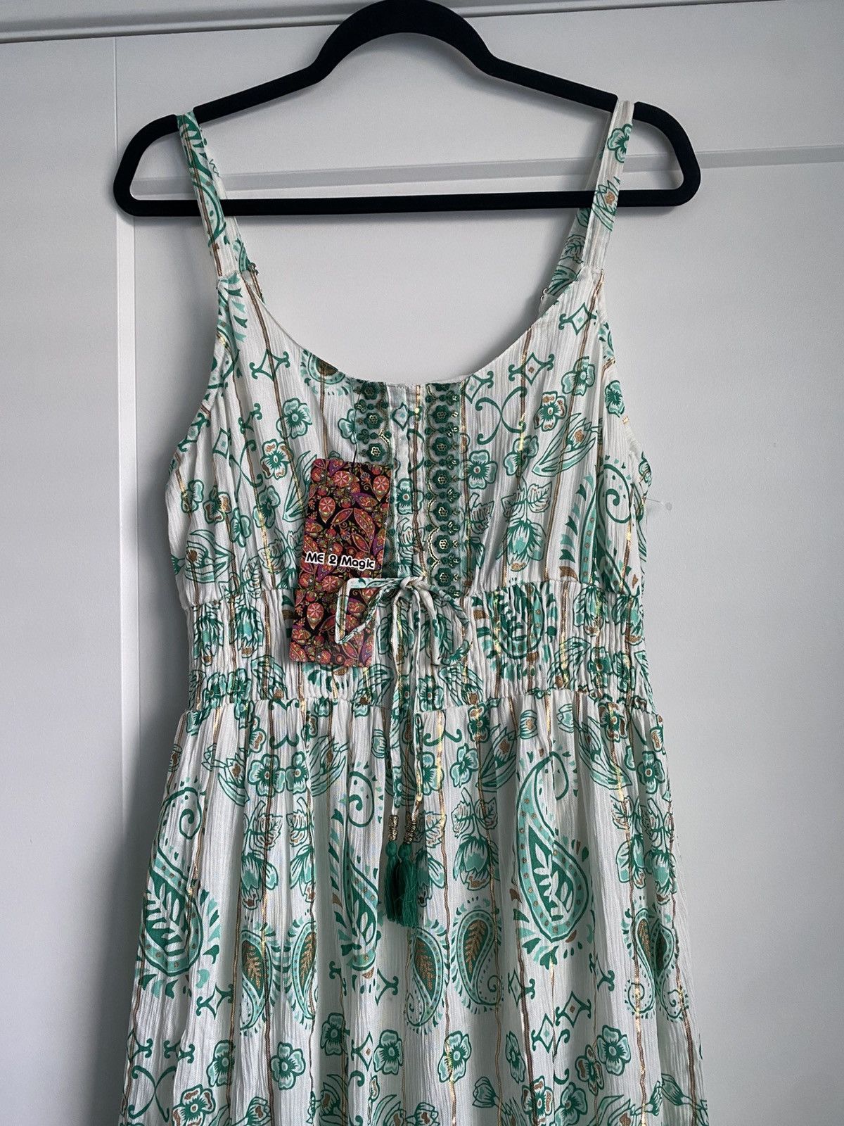 Other Me 2 Magic Anthropologie Boho Paisely summer Maxi Dress NWT Size XL / US 12-14 / IT 48-50 - 4 Thumbnail