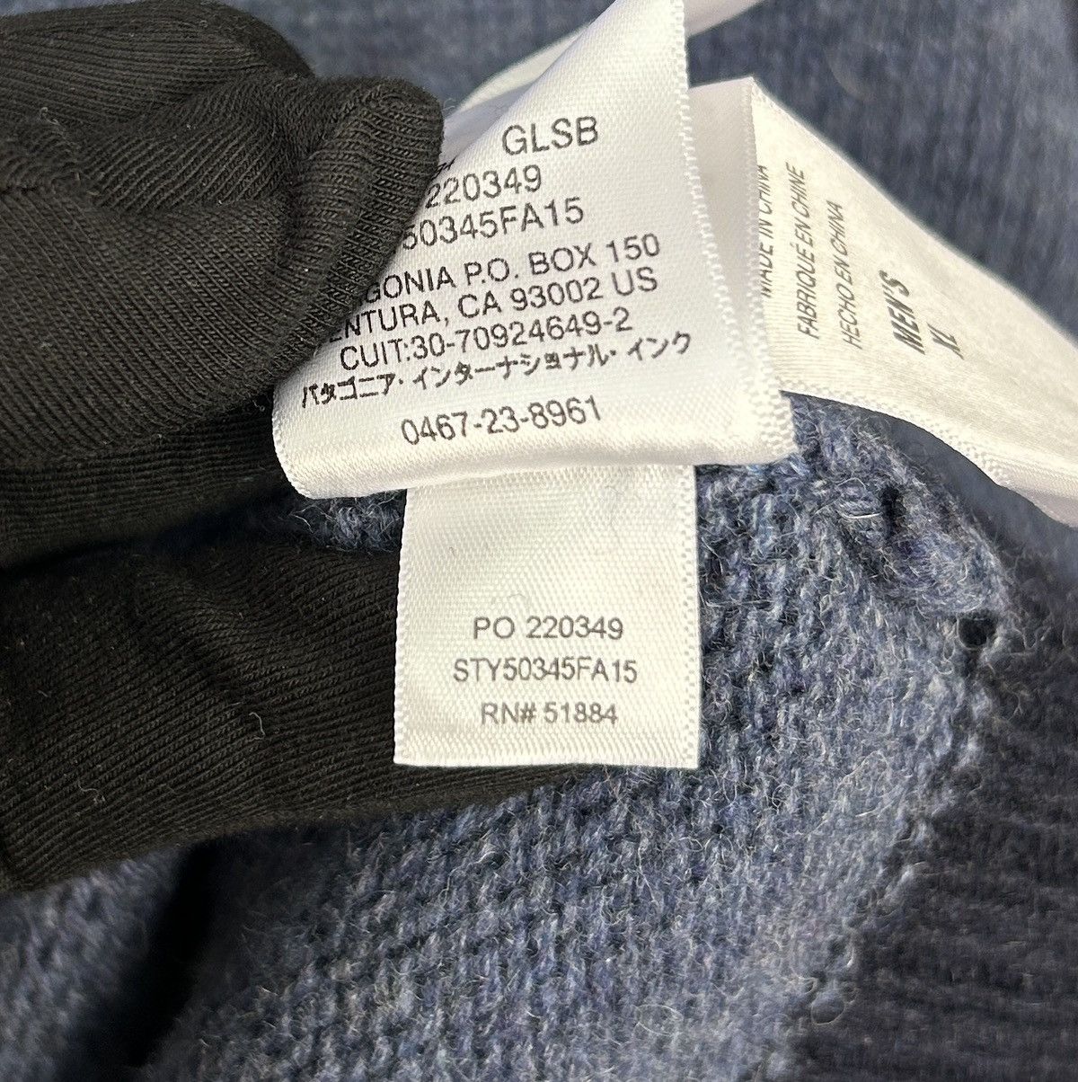 Patagonia Patagonia Wool Blend Blue Navy Sweater Size XL Size US XL / EU 56 / 4 - 13 Thumbnail