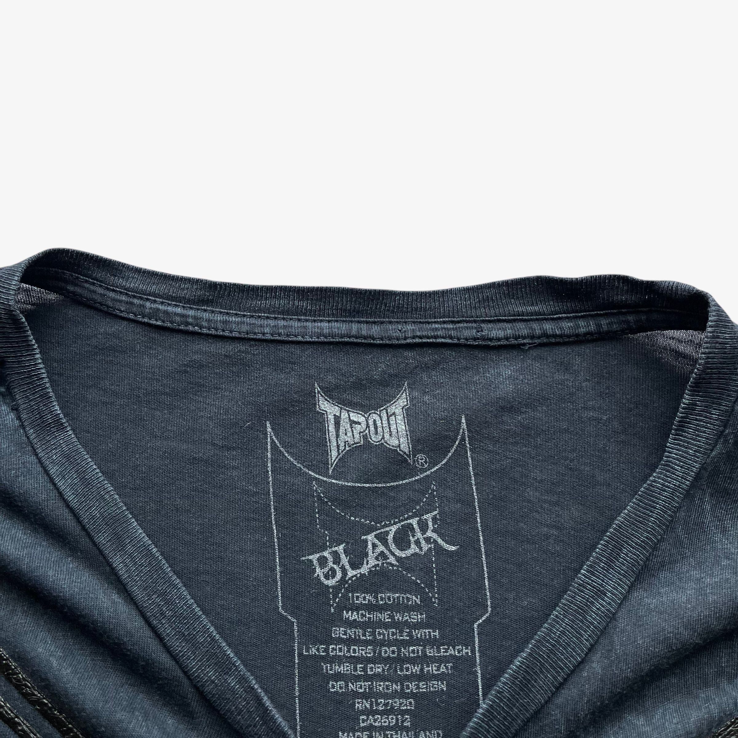Tapout Vintage Y2K Men's Tapout 3D Graphic Thrashed T-Shirt Size US L / EU 52-54 / 3 - 3 Thumbnail