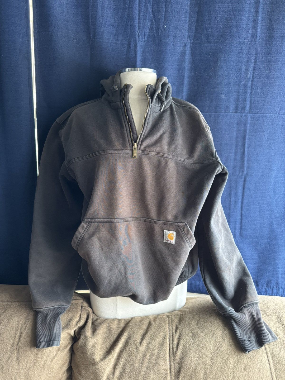 Carhartt × Vintage Sunfaded Carhartt Rain Defender Hoodie Size US L / EU 52-54 / 3 - 1 Thumbnail