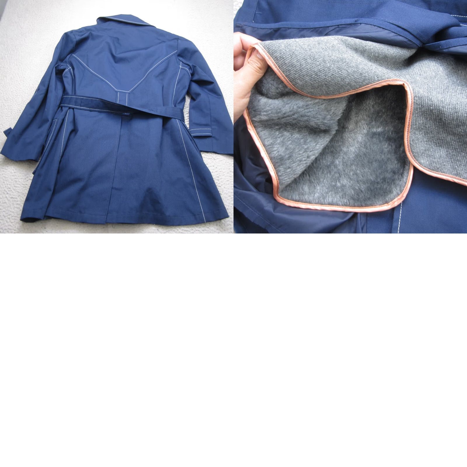Vintage VINTAGE Montgomery Ward Jacket Mens L Blue Denim Trench Lined Workwear Size US L / EU 52-54 / 3 - 9 Thumbnail