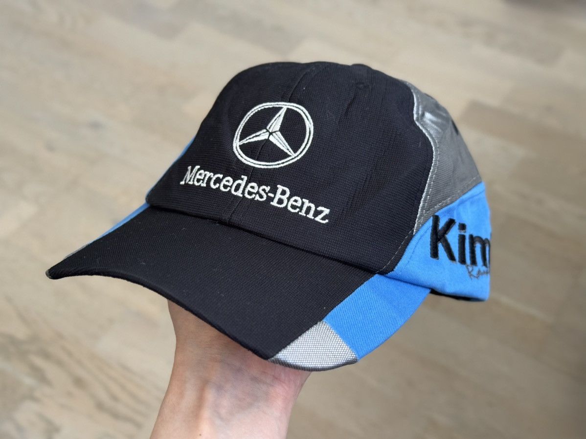 Mercedes-Benz MERCEDES Kimi Raikkonen Cap black big logo Hat 90s F1 Size ONE SIZE - 3 Thumbnail