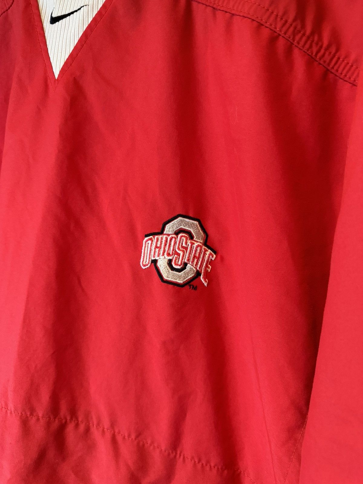 Nike VTG Ohio State Buckeyes Jacket Mens L Red Nike OSU Pullover Size US L / EU 52-54 / 3 - 2 Thumbnail