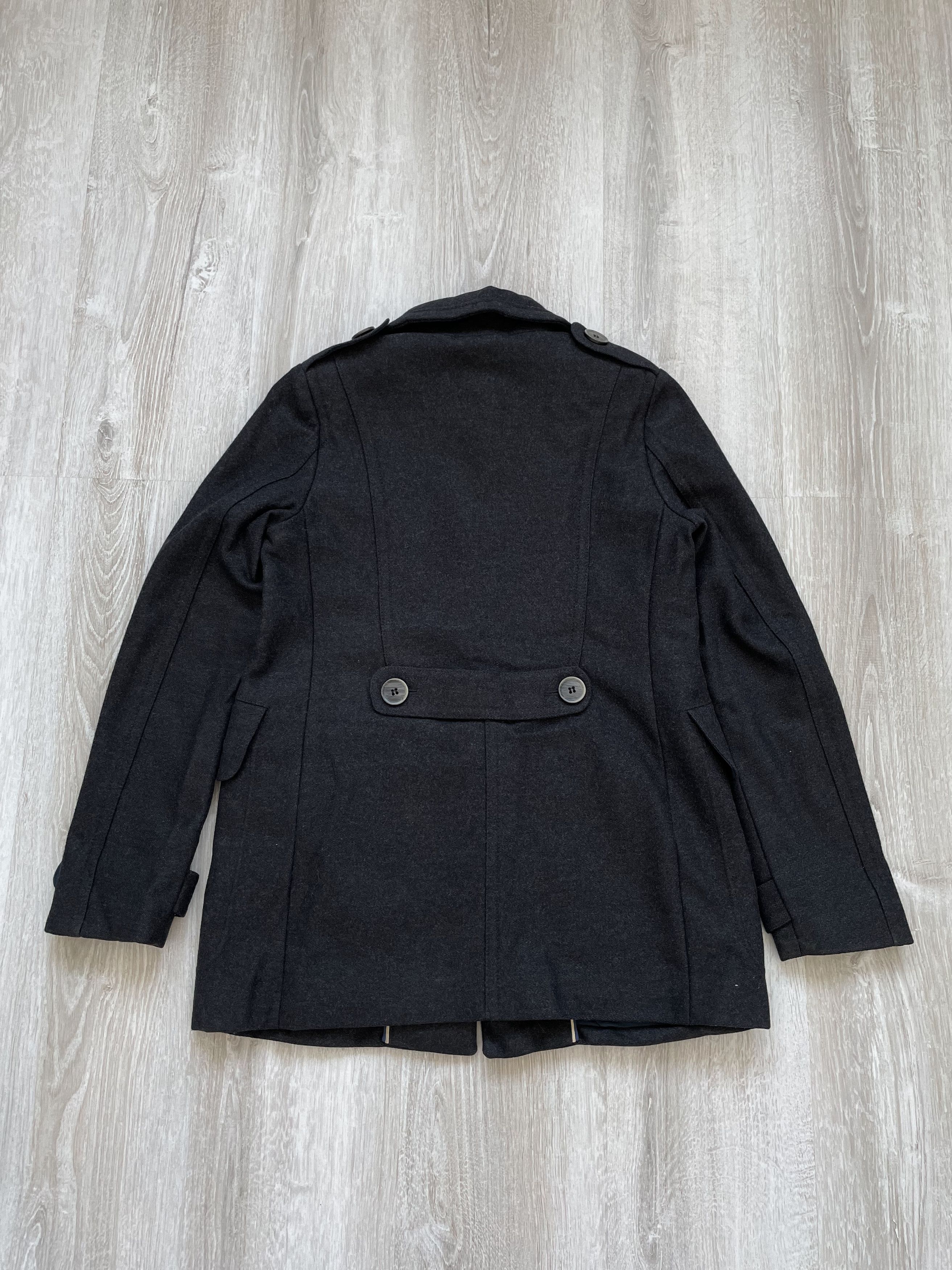 Burberry Thomas Burberry Wool Grey Coat Luxury Size M / US 6-8 / IT 42-44 - 8 Thumbnail