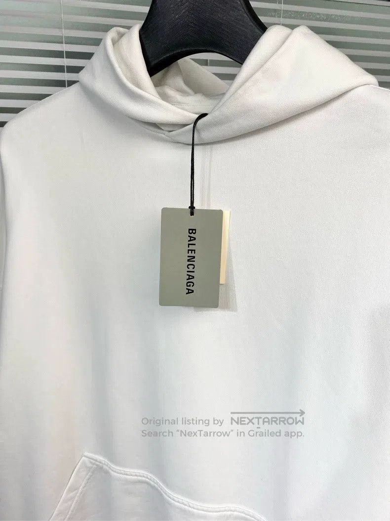 Balenciaga Balenciaga Hooded sweatshirt with double B buckle and crys Size US M / EU 48-50 / 2 - 3 Thumbnail