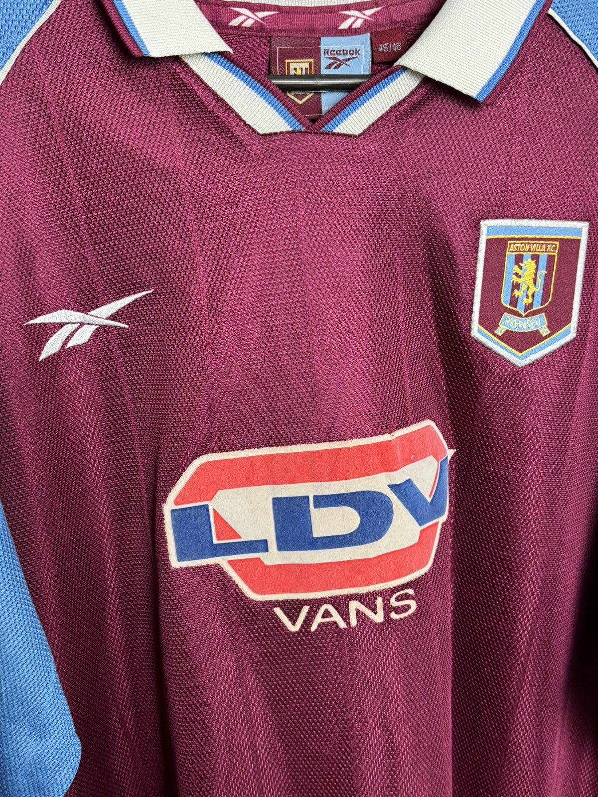Reebok Aston Villa 98/99 Home Football Jersey Size US XXL / EU 58 / 5 - 3 Thumbnail
