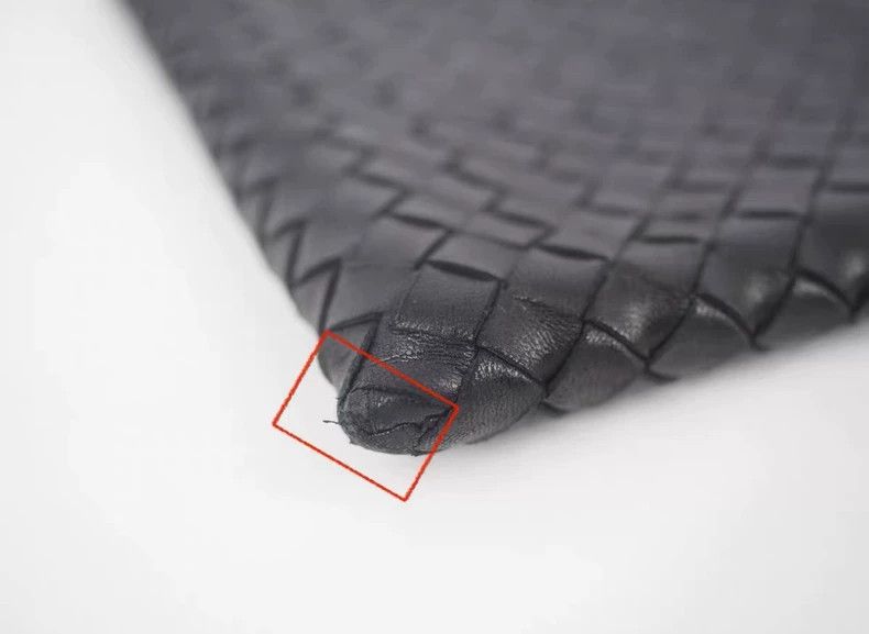 Bottega Veneta Bottega Veneta 2010 BV Black Checkered Weave Small Handbag Size ONE SIZE - 4 Thumbnail