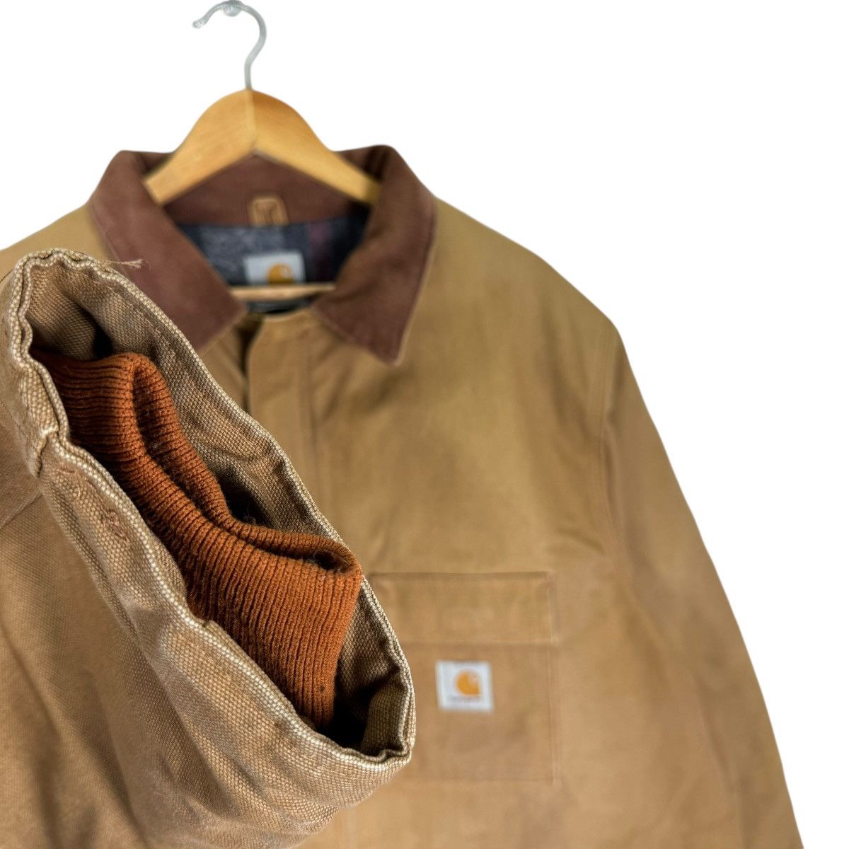 Carhartt × Carhartt Wip × Vintage ☀️CARHARTT CHORE WORKWEAR BUTTON JACKET Size US XL / EU 56 / 4 - 5 Thumbnail