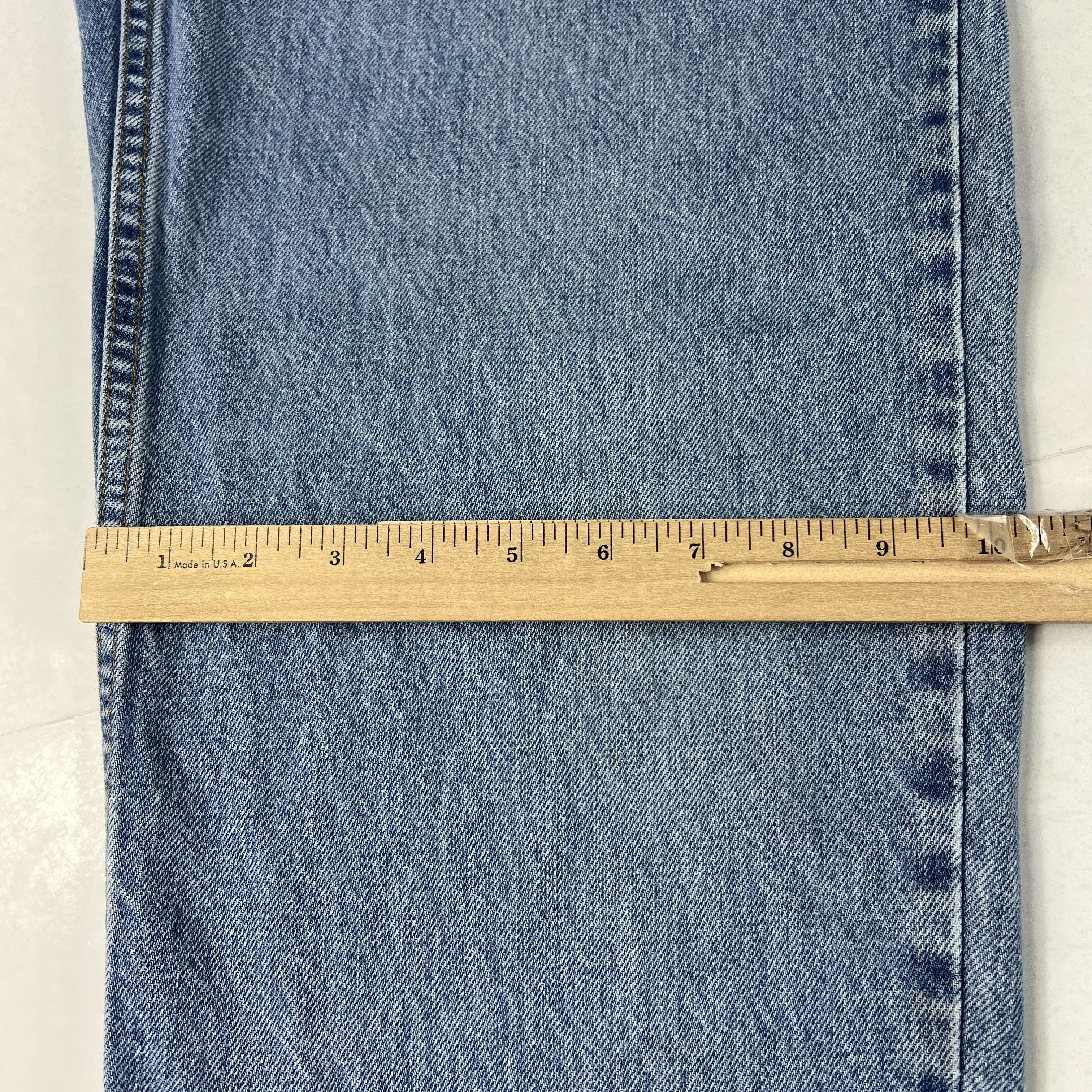 Levi's × Vintage Y2K Levi's Jeans 550 Relaxed Blue Faded Cotton Denim Size US 36 / EU 52 - 20 Thumbnail