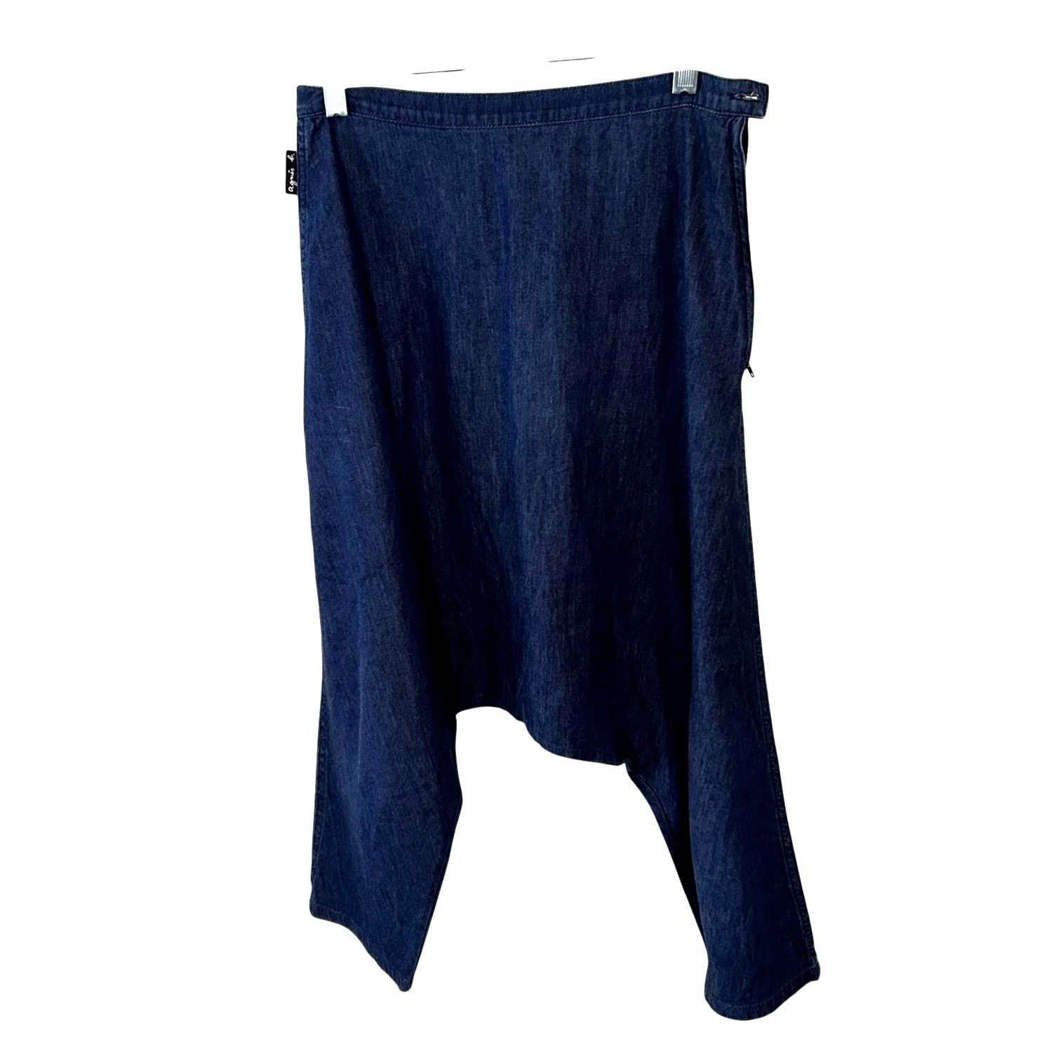 agnes b. Agnes B. Paris Denim Drop Crotch Jorts Size 38 Size 27" / US 4 / IT 40 - 3 Thumbnail