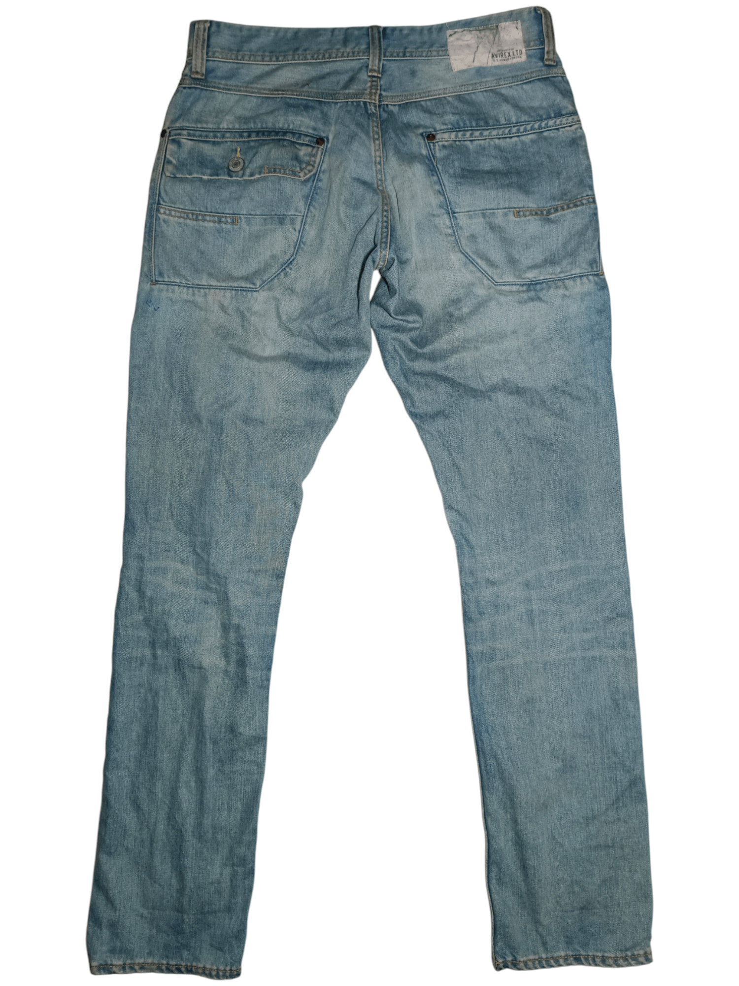 Avirex Avirex U.S Armed Forces Distressed Denim Jeans Size US 32 / EU 48 - 6 Thumbnail