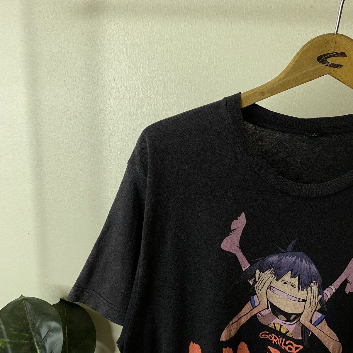 Band Tees Vintage Y2K Gorillaz Band T Shirt Faded Black Size US L / EU 52-54 / 3 - 4 Thumbnail