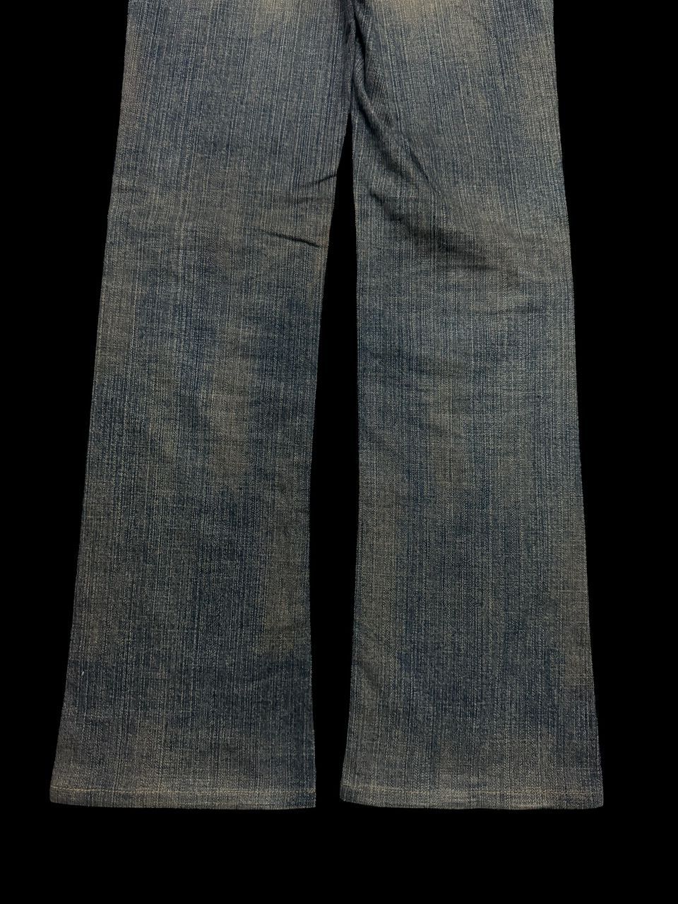 Tornado Mart FLARED Vintage 90s Japanese Sick Mudwash Distressed Bootcut Size US 27 - 15 Thumbnail