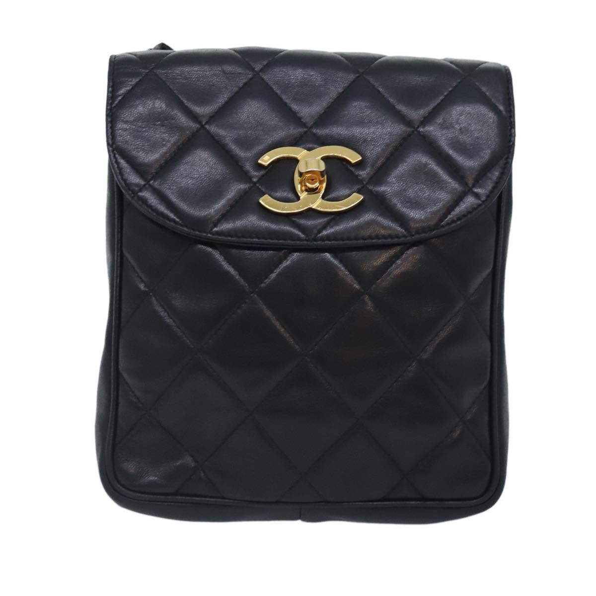 Chanel Bicolore Black Leather Shoulder Bag (Pre-Owned) Size ONE SIZE - 1 Thumbnail