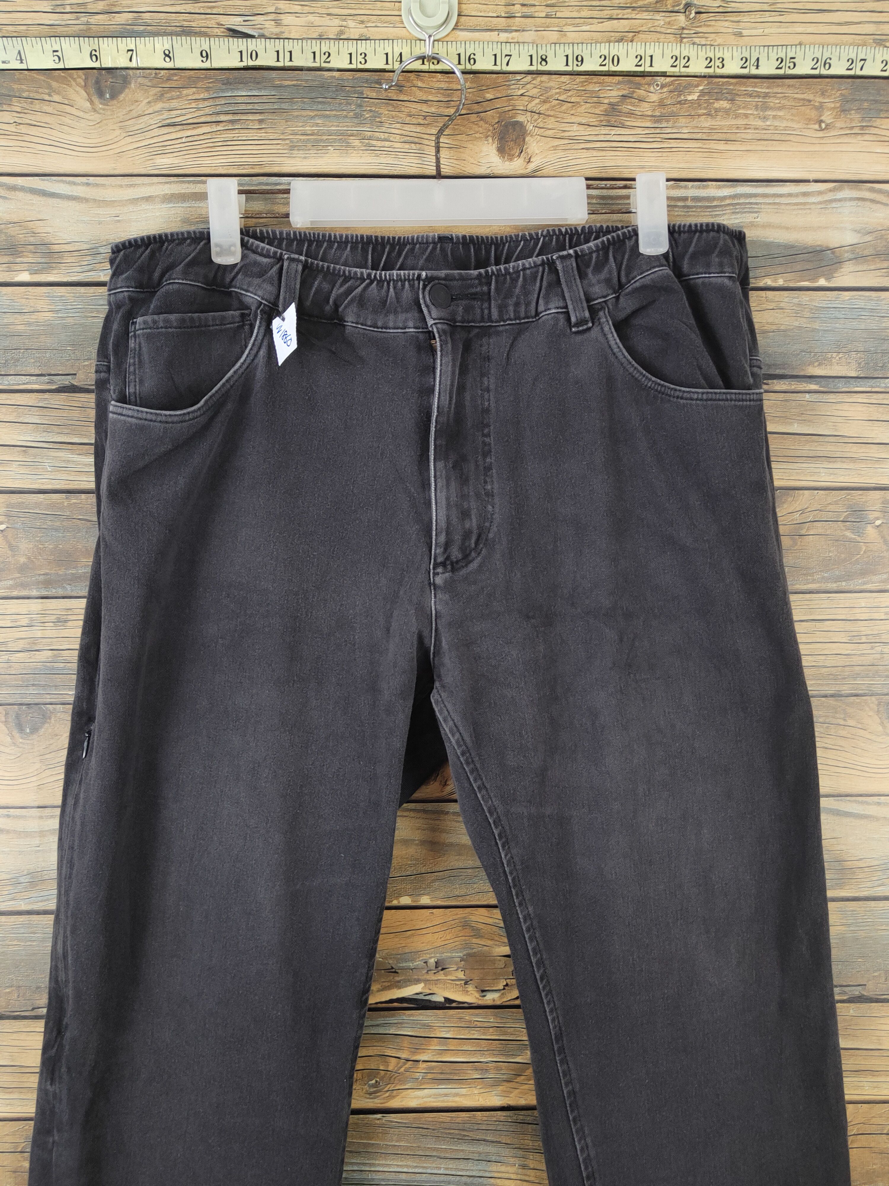 DC Dcshoecousa Black Distressed Soft denim Jeans #W1860 Size US 34 / EU 50 - 2 Thumbnail