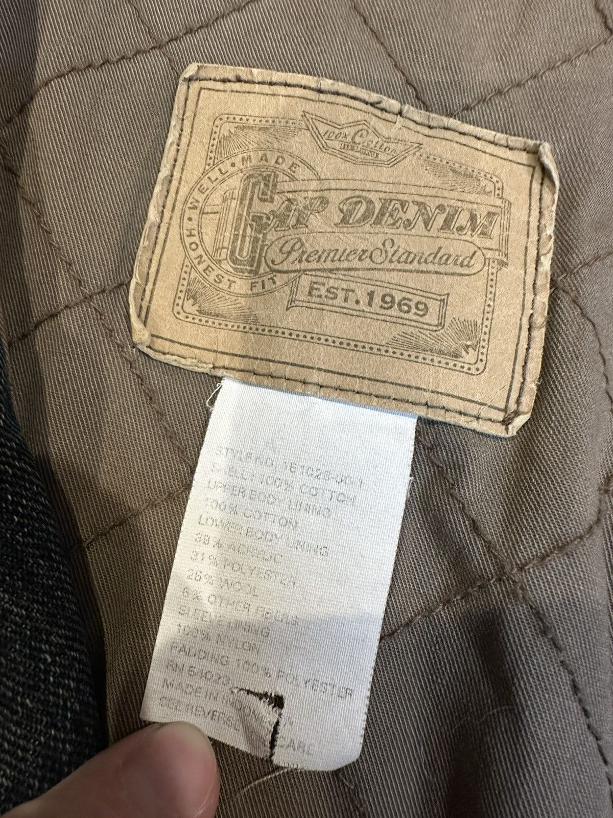 Gap Vintage 90s Gap Denim Premier Standard Barn Jacket Lined Size US XXL / EU 58 / 5 - 7 Thumbnail