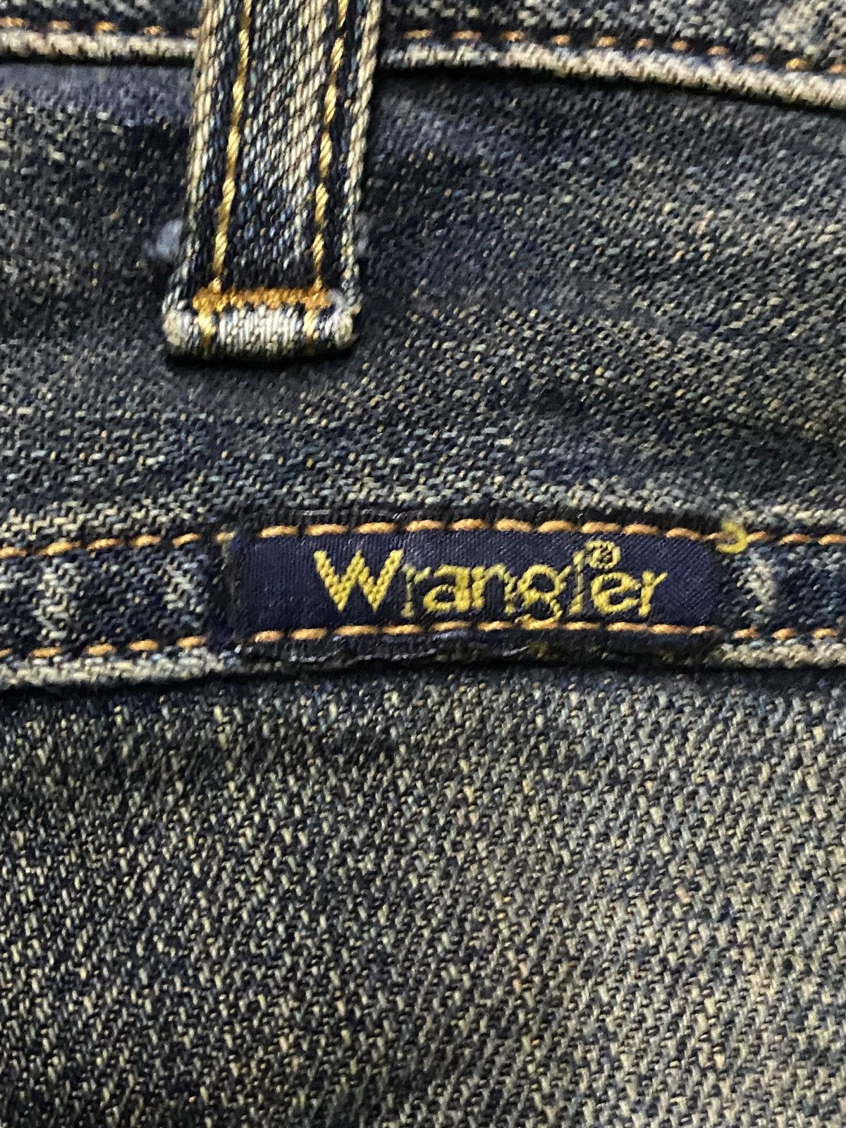KOZABURO × Wrangler Wrangler 1970 Mud Wash Distressed Straight Jeans Size US 33 - 11 Thumbnail