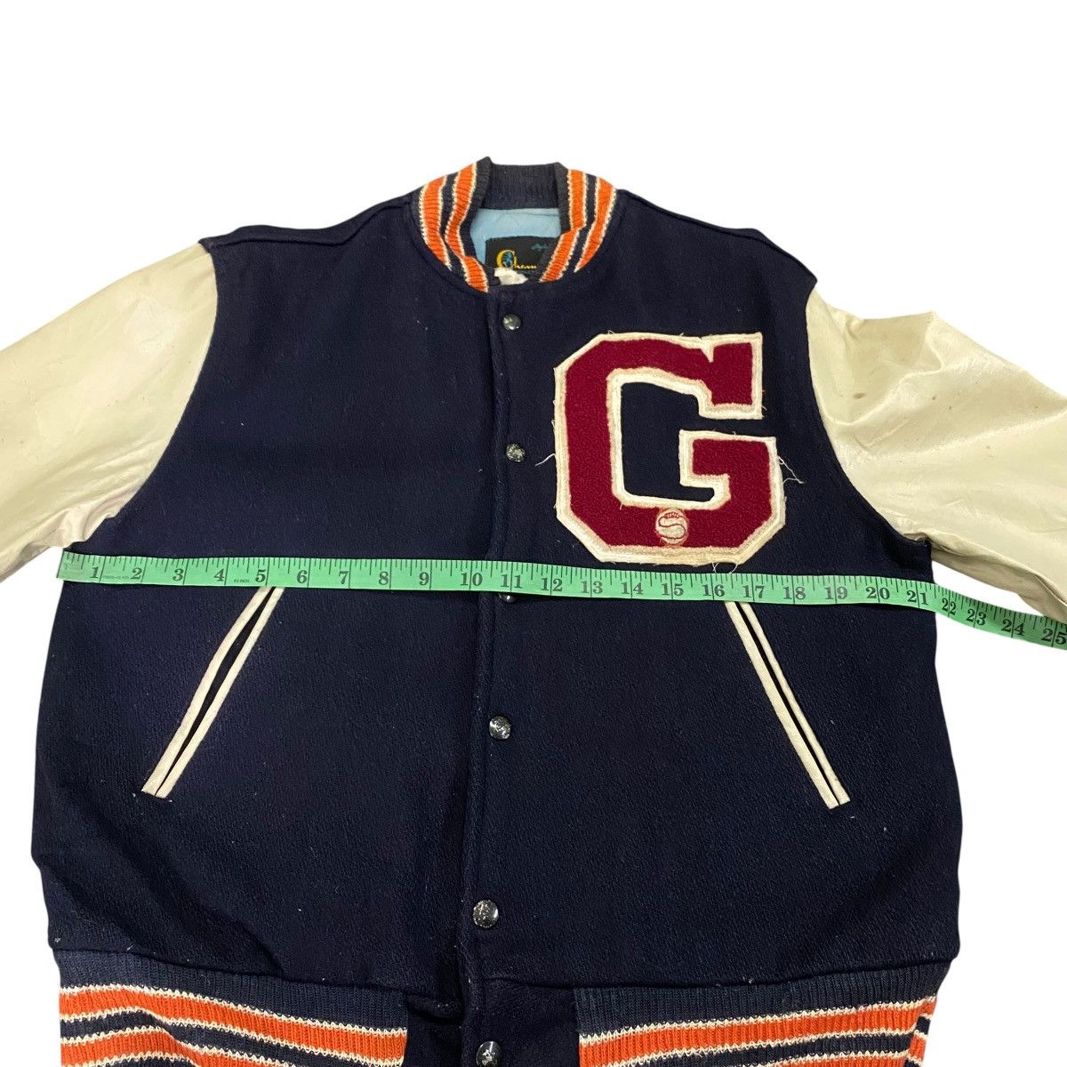 Champion Vintage 50s 60s Champion Running Man Labelled Varsity Jacket Size US M / EU 48-50 / 2 - 14 Thumbnail