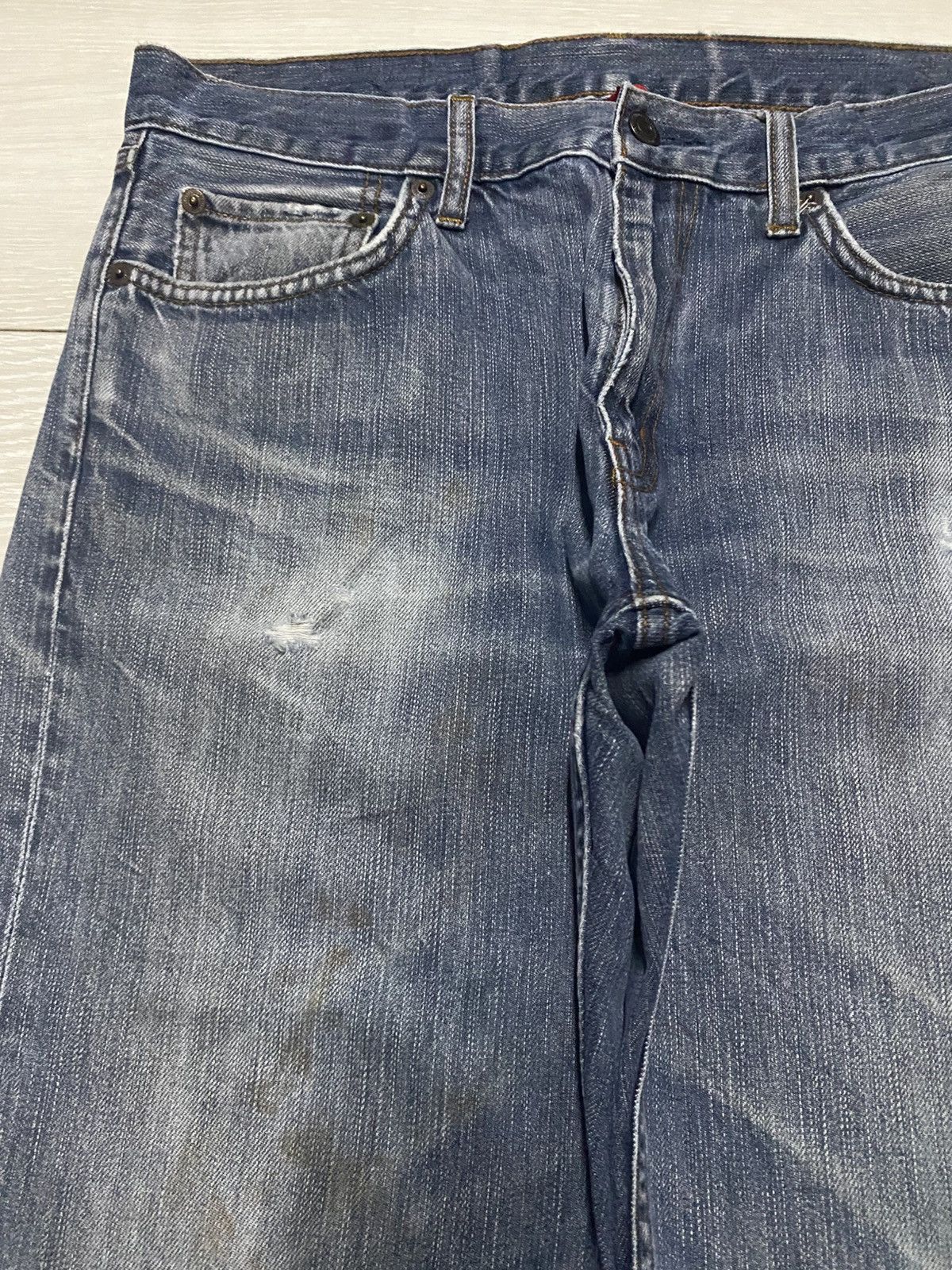 Engineered Garments × Uniqlo Vintage Japanese Brand Uniqlo Faded Wash Distressed Loose Size US 32 / EU 48 - 7 Thumbnail