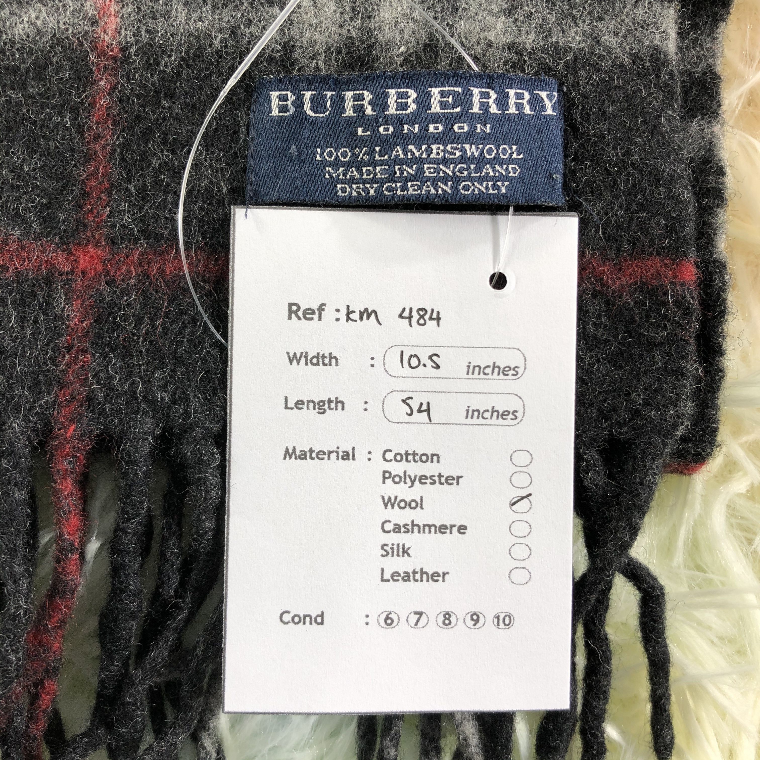 Burberry × Vintage Burberry Scarf / Muffler / Neckwear - KM484 Size ONE SIZE - 5 Thumbnail
