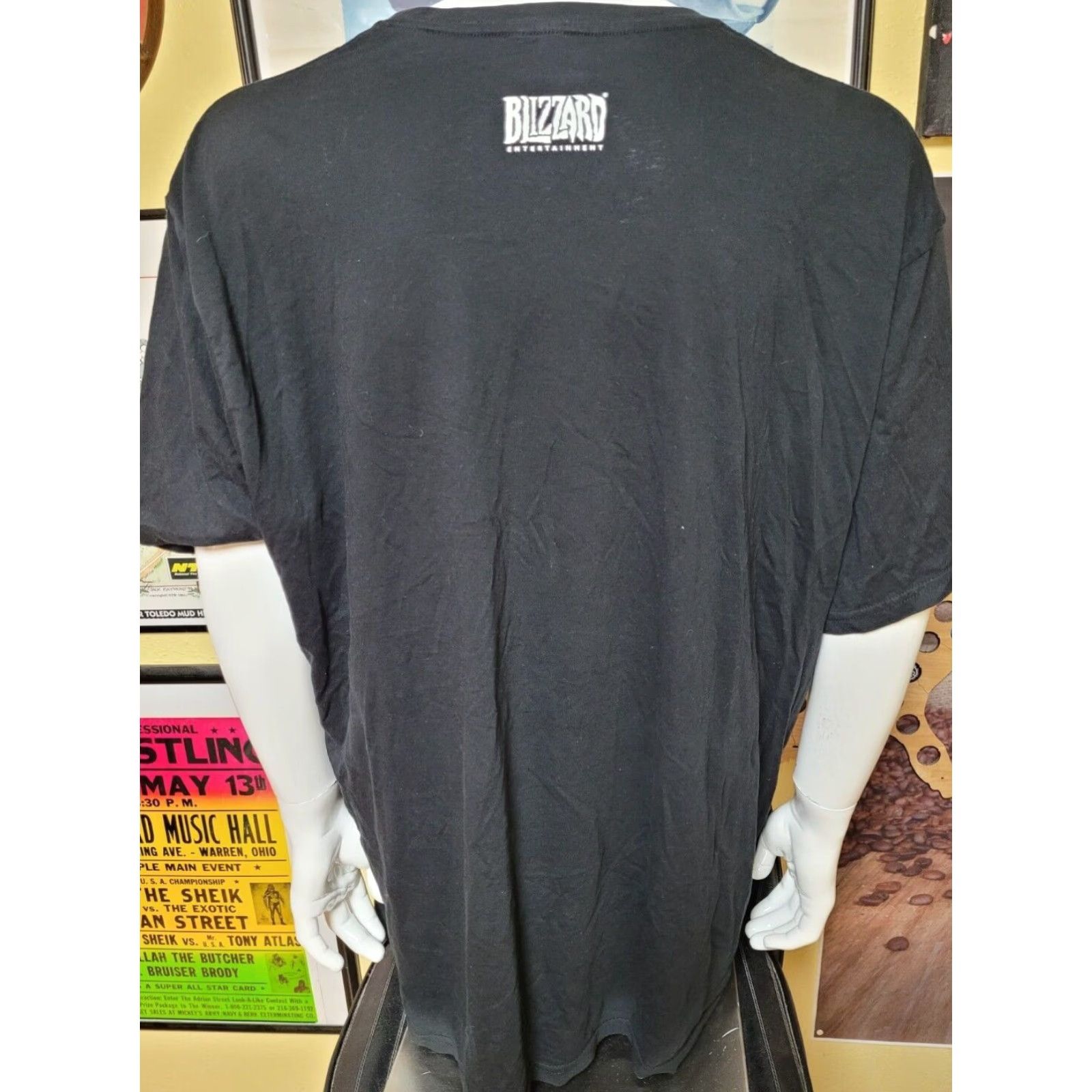 Vintage VINTAGE Overwatch T-Shirt Blizzard Entertainment Men 3XL Black Crew Neck Short Sleeve Graphic Tee Gaming Logo Size US XXL / EU 58 / 5 - 3 Thumbnail