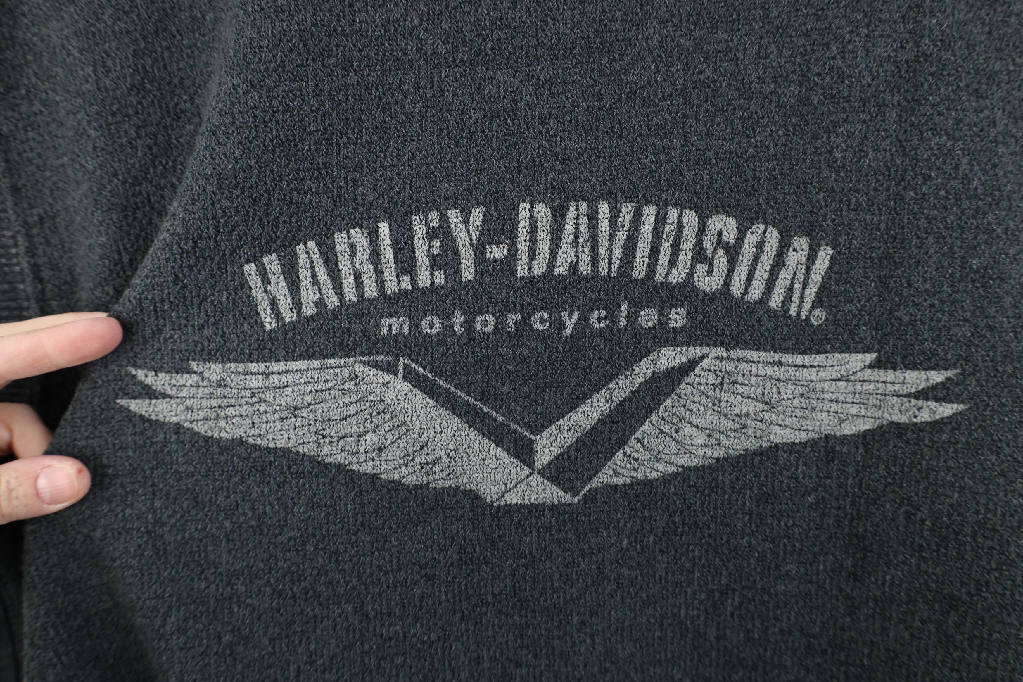 Harley Davidson Vintage 90s Harley Davidson Terry Cloth Sweater Vest USA Size US L / EU 52-54 / 3 - 8 Thumbnail