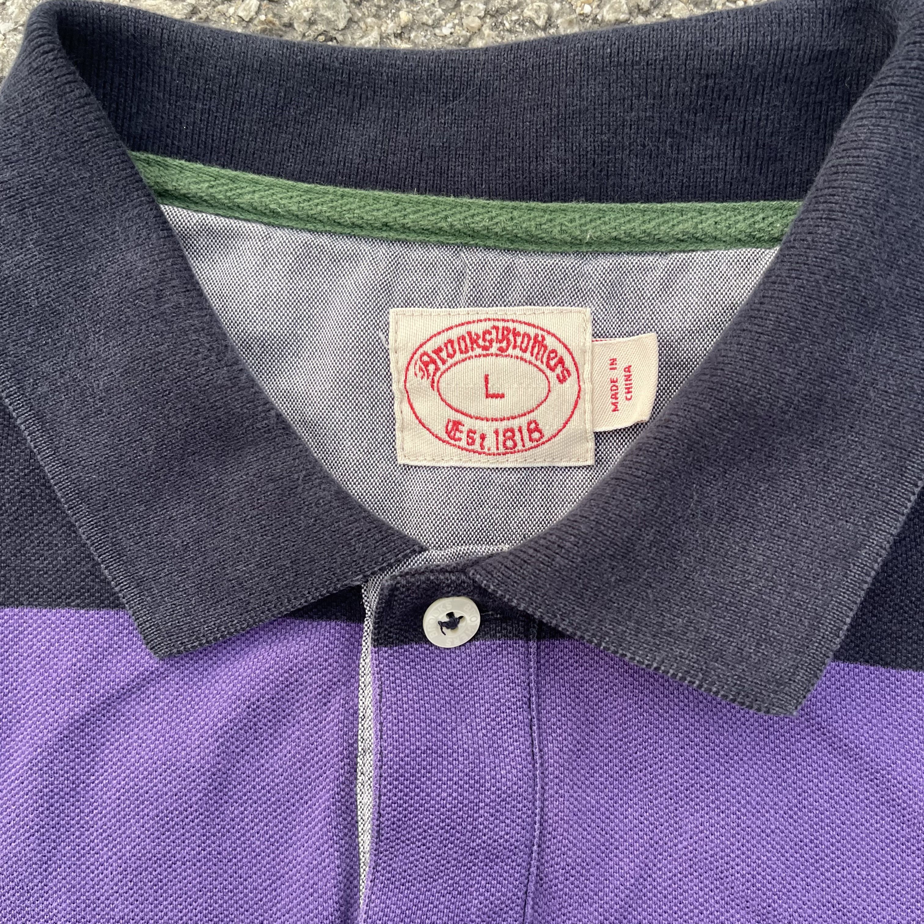 Brooks Brothers Brooks Brothers LongSleeve Polo Multicolour Block Size US L / EU 52-54 / 3 - 4 Thumbnail