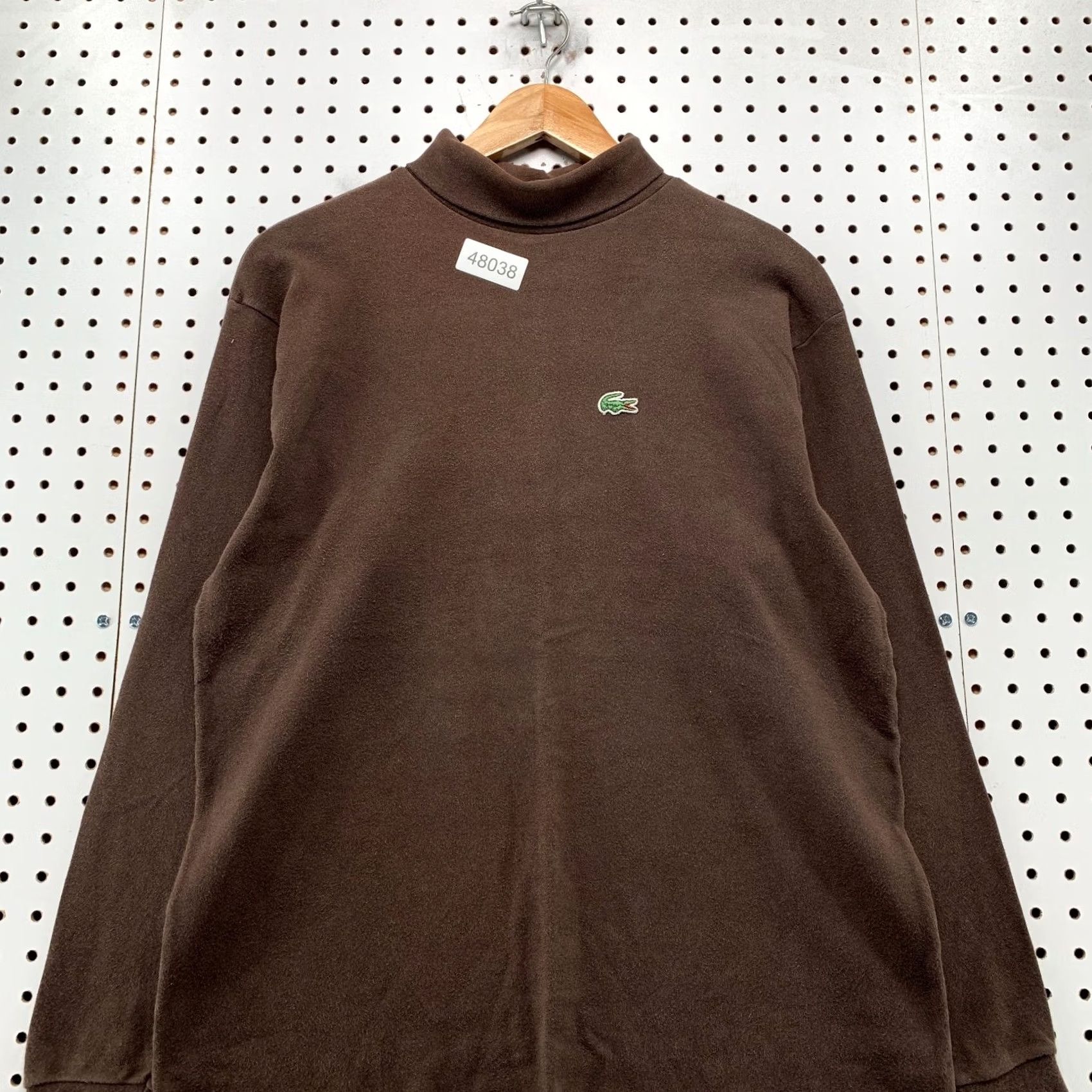 Lacoste VINTAGE Lacoste IZOD Turtleneck Shirt Mens M Brown Long Made USA Sleeve Size US M / EU 48-50 / 2 - 4 Thumbnail