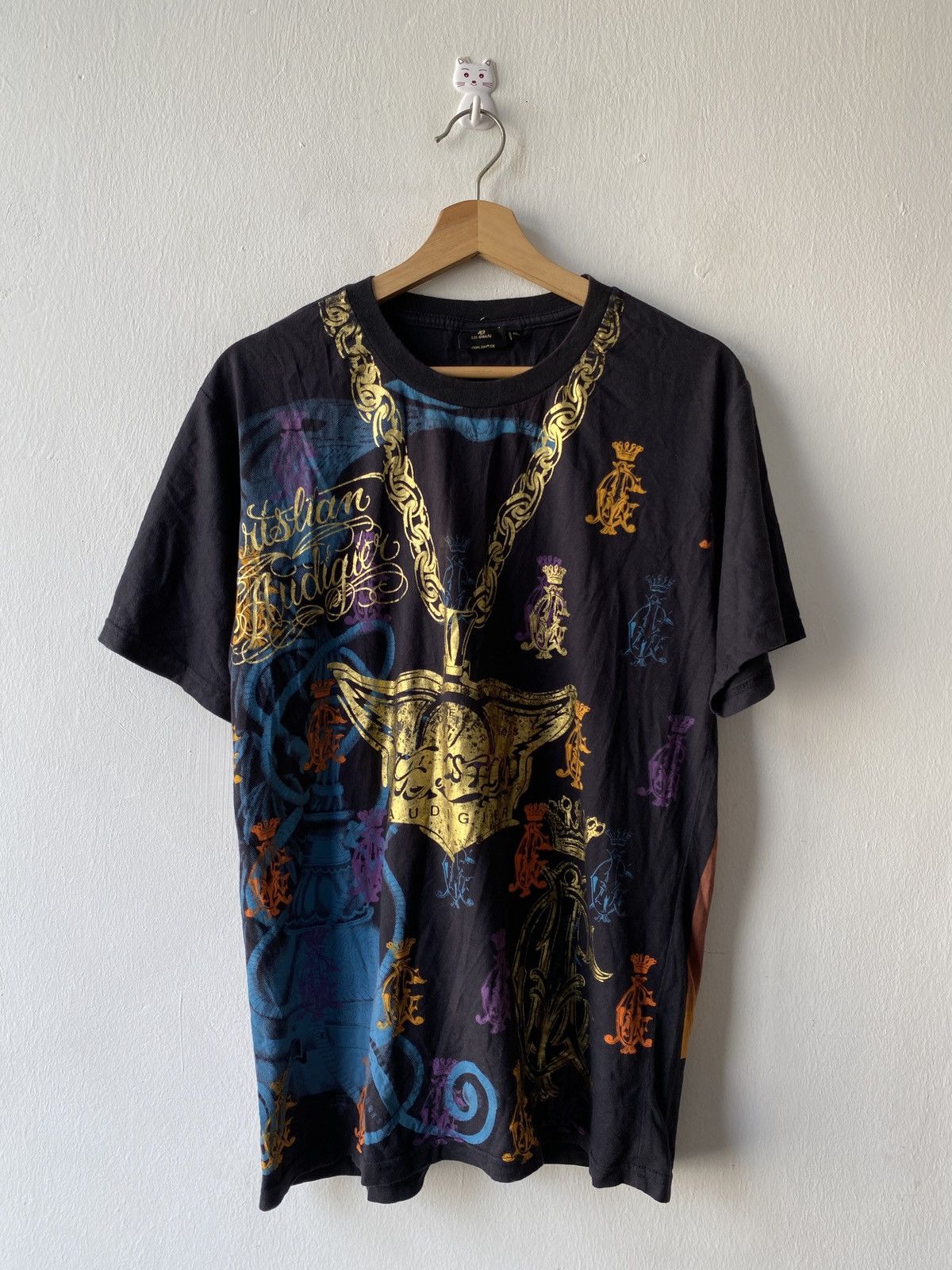 Christian Audigier × Ed Hardy Christian Audigier Fullprint Design Chain Skull Tee Size US M / EU 48-50 / 2 - 3 Thumbnail