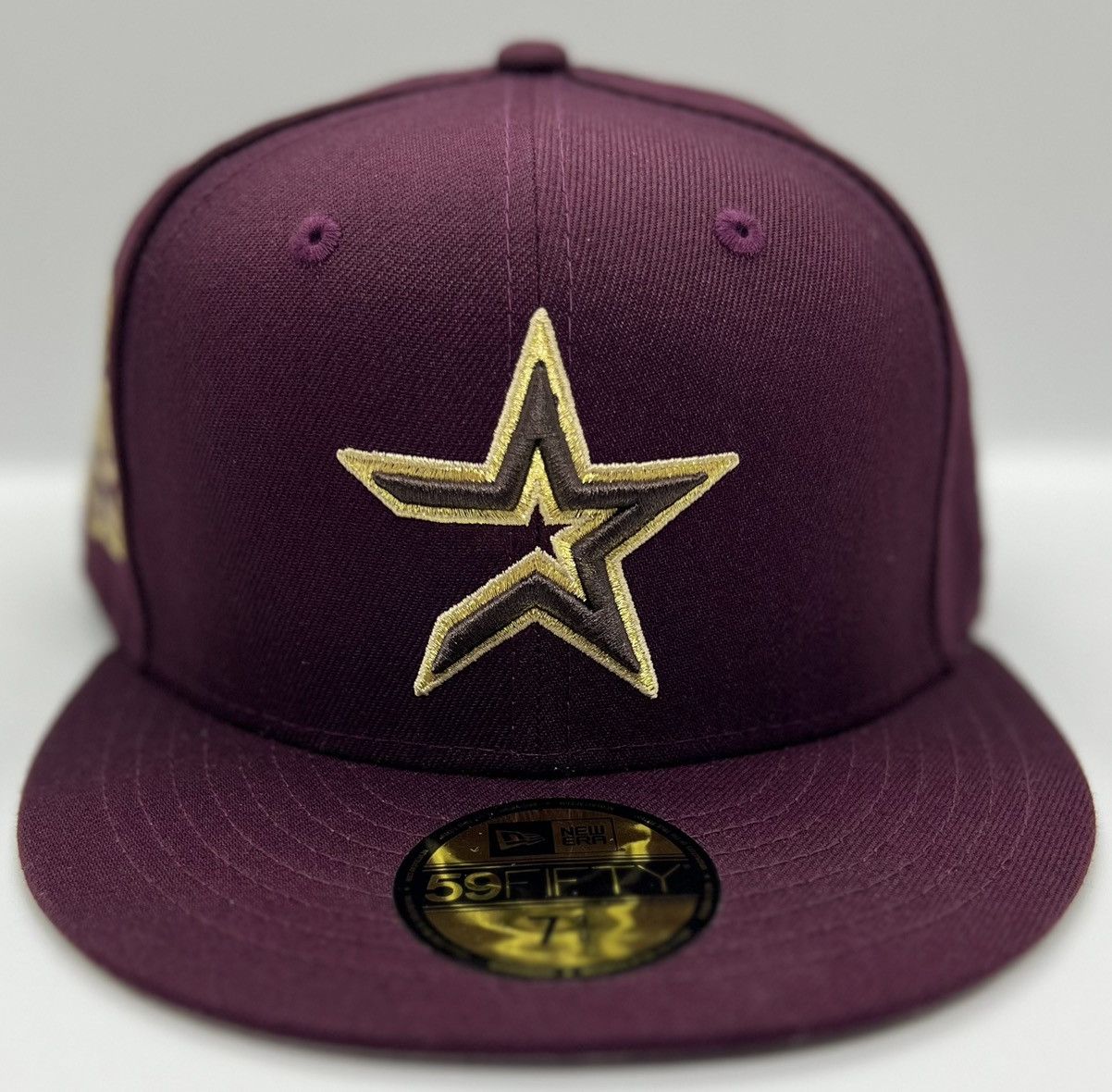 Hat Club × MyFitteds × New Era Houston Astros Metallic Open Star 50th SP New Era 7 5/8 Size ONE SIZE - 3 Thumbnail
