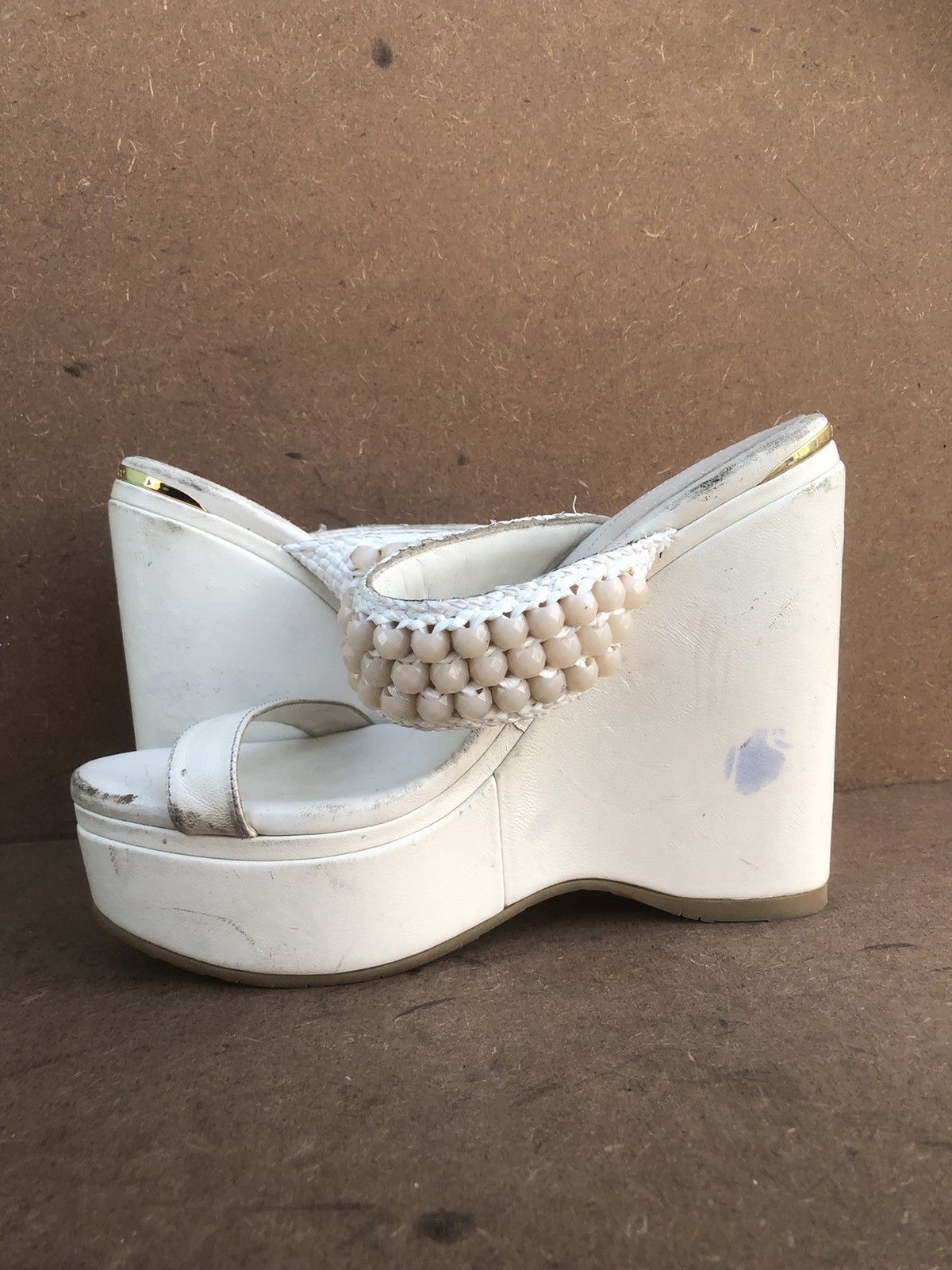 Jimmy Choo Jimmy Choo white Calfskin Leather Women’s pumps Size 39 Size US 9 / IT 39 - 7 Thumbnail