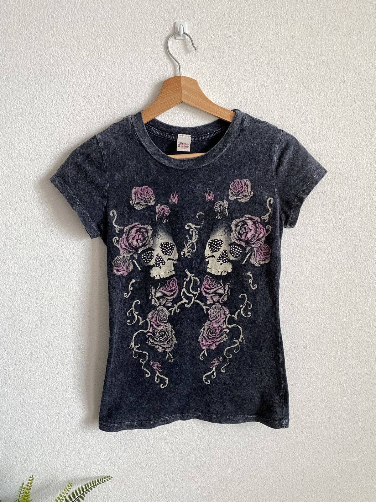 Other Y2K Skull Rhinestone Tee Size S / US 4 / IT 40 - 1 Thumbnail