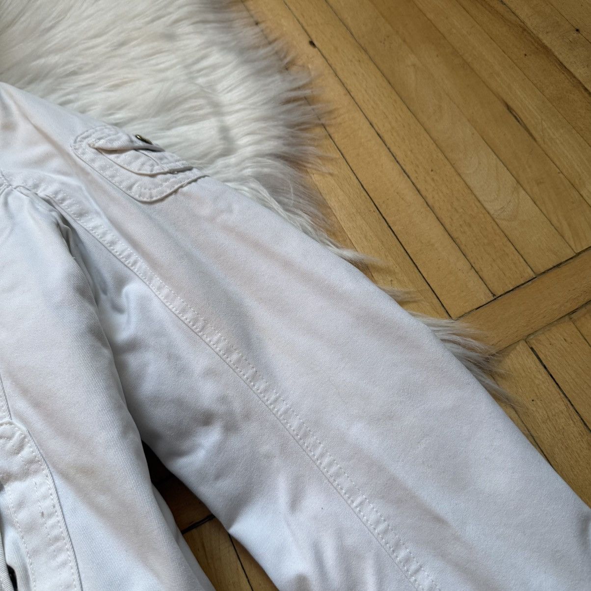 Abercrombie & Fitch 📌Crazy Abercrombie & Fitch Vintage Fur Bomber Jacket Size S / US 4 / IT 40 - 5 Thumbnail