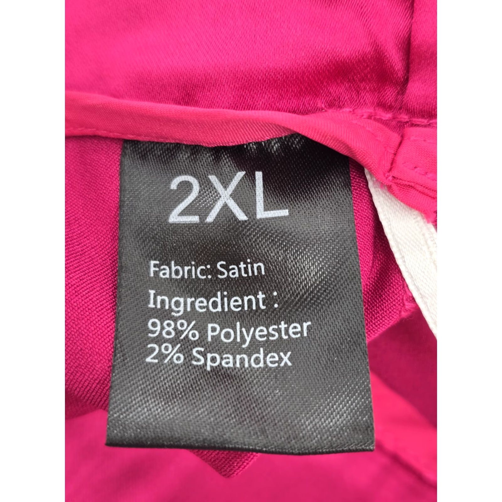 Pinko NWT Women’s Silky Satin Dressy Casual Elastic Waist Pants - Pink - 2XL - Unbranded - Polyester Spandex - Satin - Solid - Pull On - Size 2XL - Women Size 40" / US 18 - 7 Thumbnail